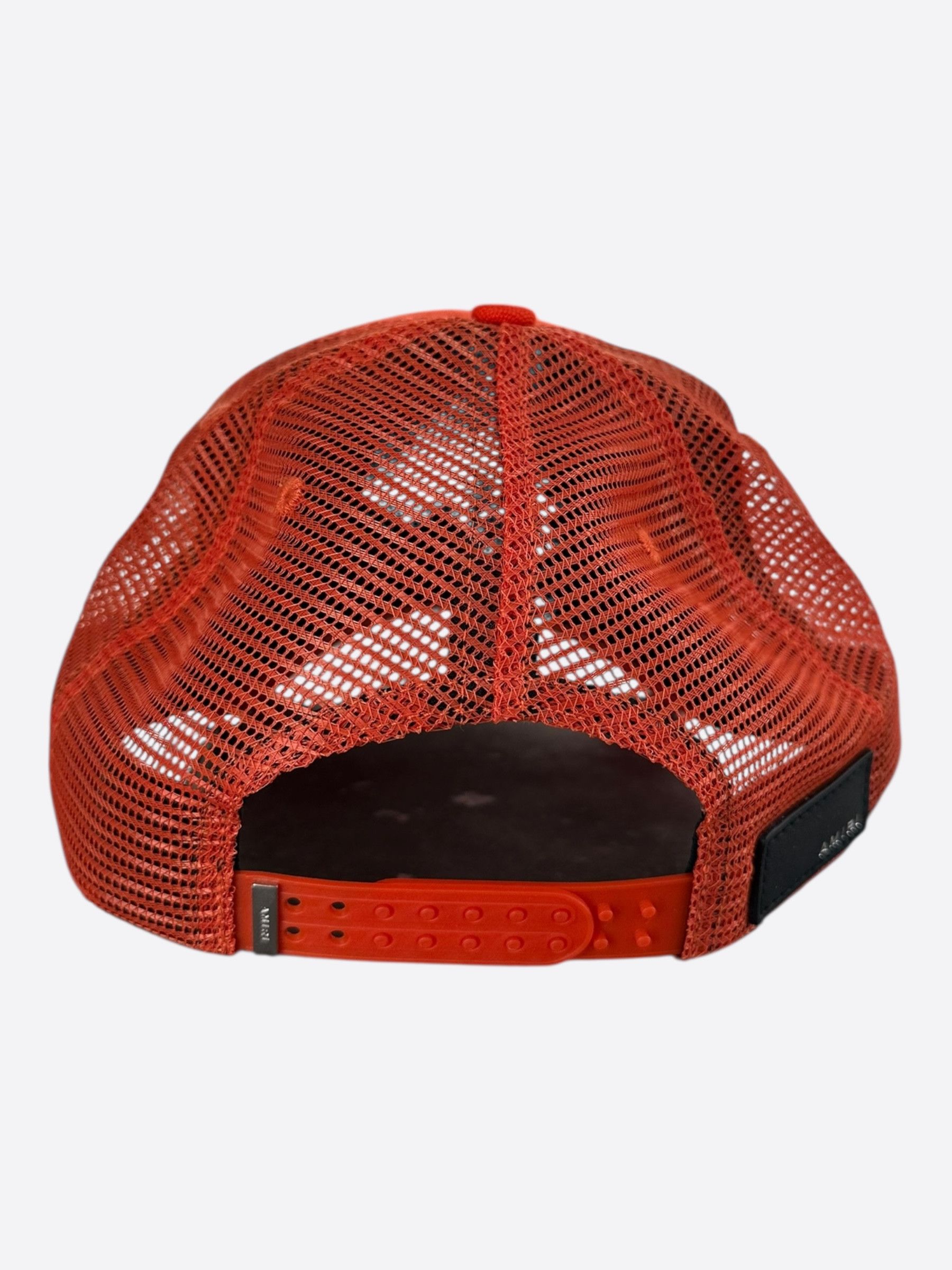 Amiri Amiri Orange & Black Arts District Trucker Hat Size ONE SIZE - 3 Thumbnail