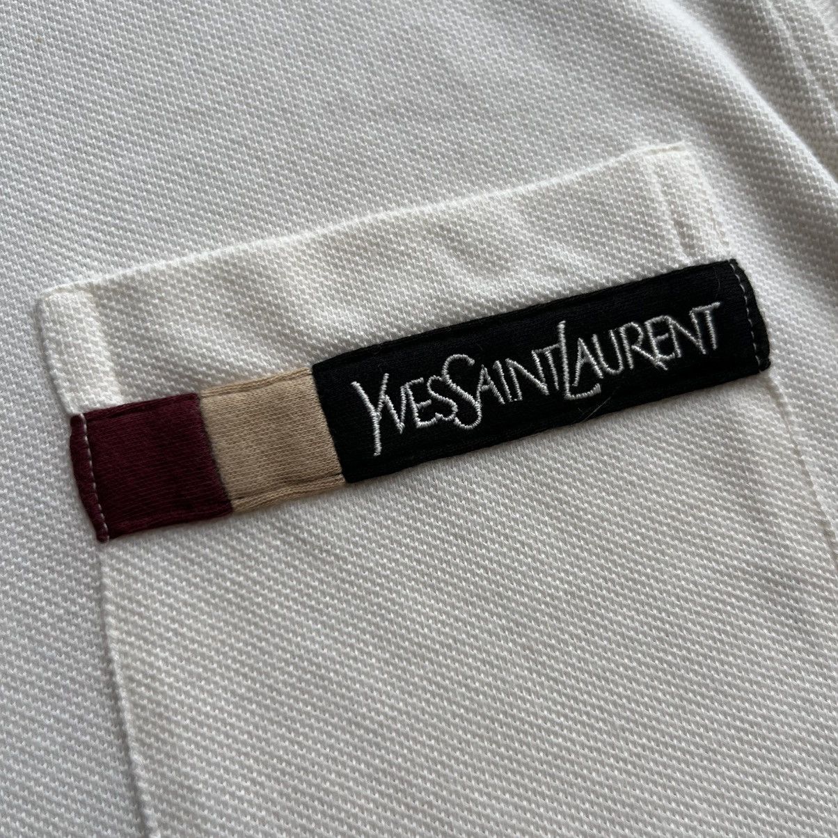 Yves Saint Laurent YVES SAINT LAUREN POUR HOMME LUXURY POLO SHIRT LONG SLEEVE Size US L / EU 52-54 / 3 - 3 Thumbnail
