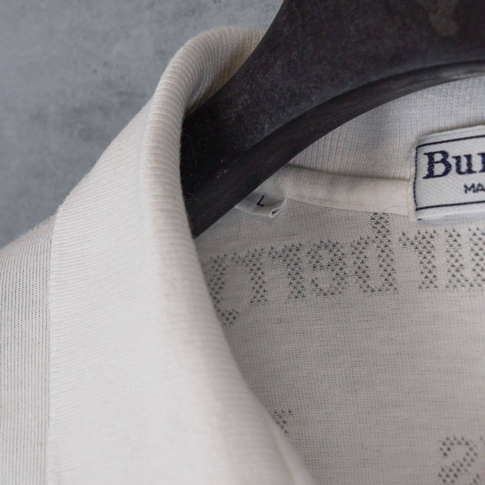 Burberry Burberrys england white monogram equestrian logo polo shirt Size US L / EU 52-54 / 3 - 8 Thumbnail