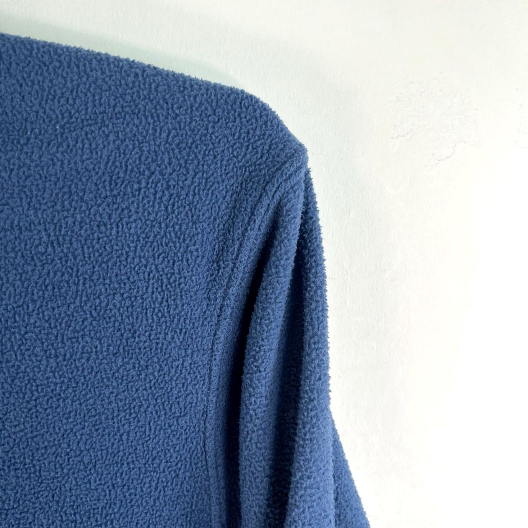 Vintage L.L.Bean 1/2 Zip Hi-Pile Fleece Pullover Mens M Blue/Gray Jacket Size US M / EU 48-50 / 2 - 2 Thumbnail