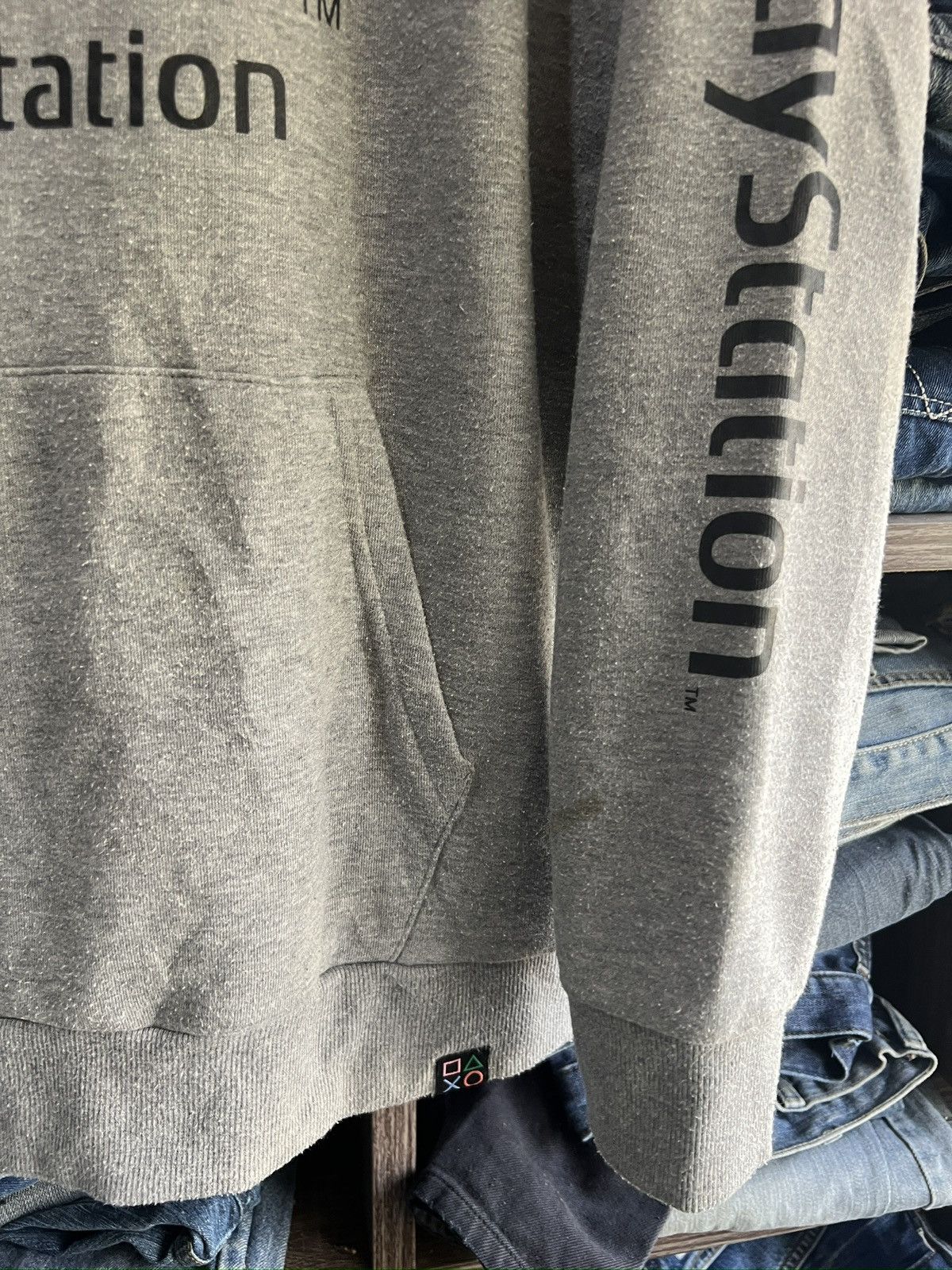 Playstation 🔥Sony PlayStation Drawstring Hoodie Size US S / EU 44-46 / 1 - 9 Thumbnail