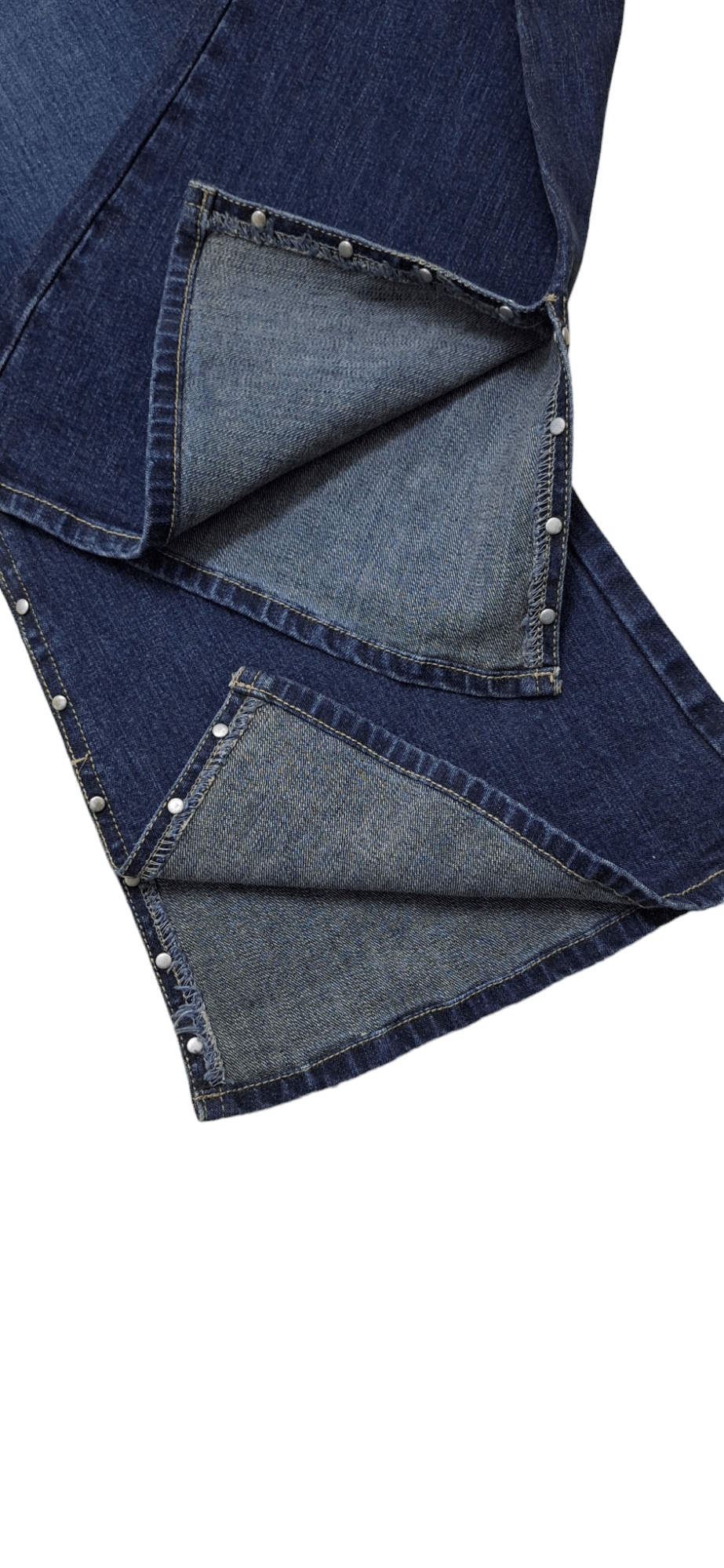 If Six Was Nine × Japanese Brand × Le Grande Bleu (L.G.B.) Japanese Brand Oririn Rivets Button Flared Jeans Size US 29 - 12 Thumbnail