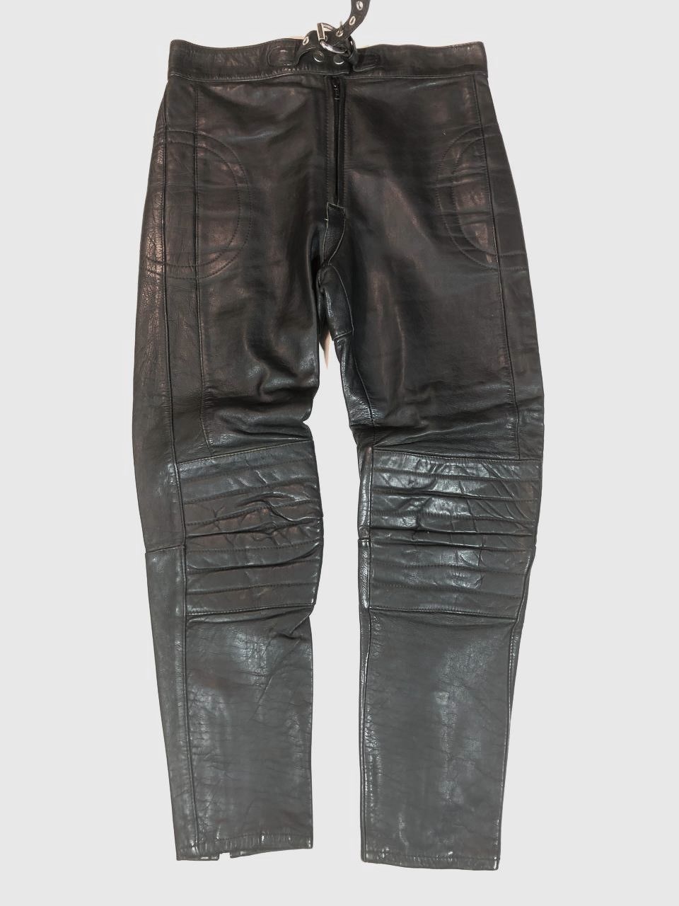 Genuine Leather Vintage Leather Moto Biker Pants Size US 30 / EU 46 - 1 Thumbnail