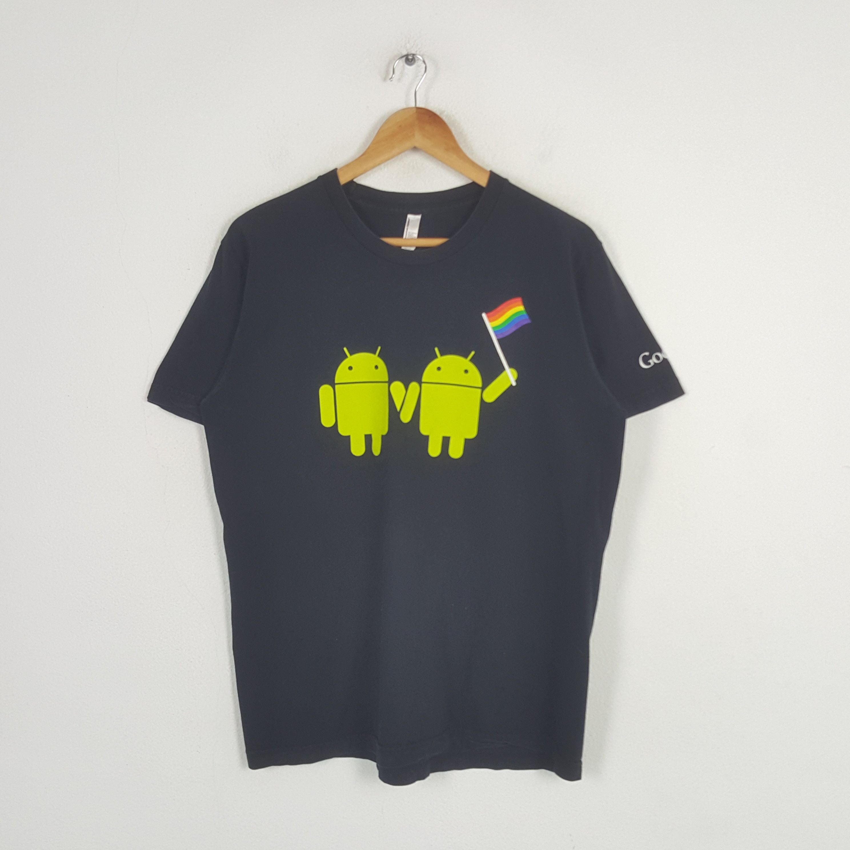 Other VIntage Google Android Pride LGBTQ Tshirt C285N59 Size US L / EU 52-54 / 3 - 1 Thumbnail