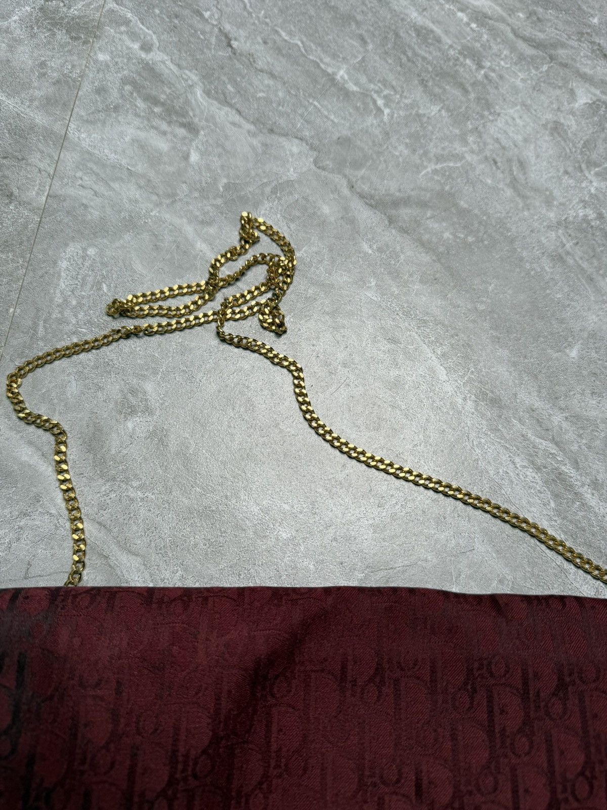 Dior Vintage Dior Monogram Chain Crossbody Bag Size ONE SIZE - 12 Thumbnail