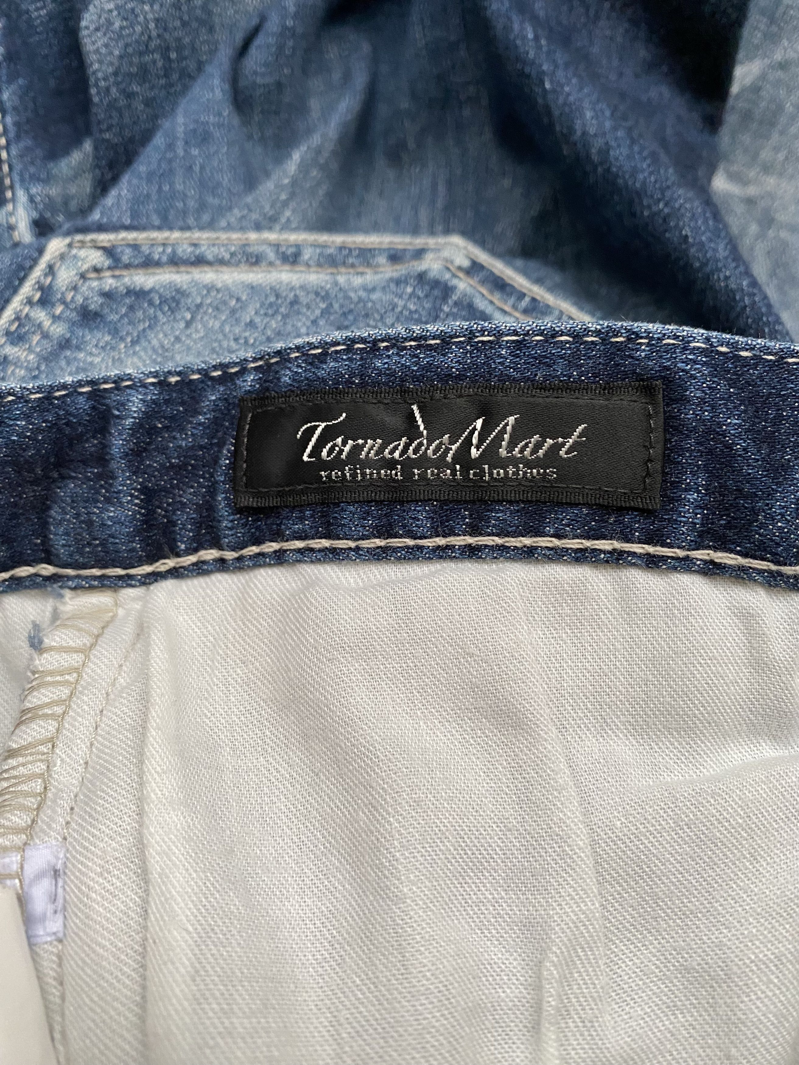 Tornado Mart Distressed Lightning Tornado Mart Japan Jeans Size 29" - 4 Thumbnail
