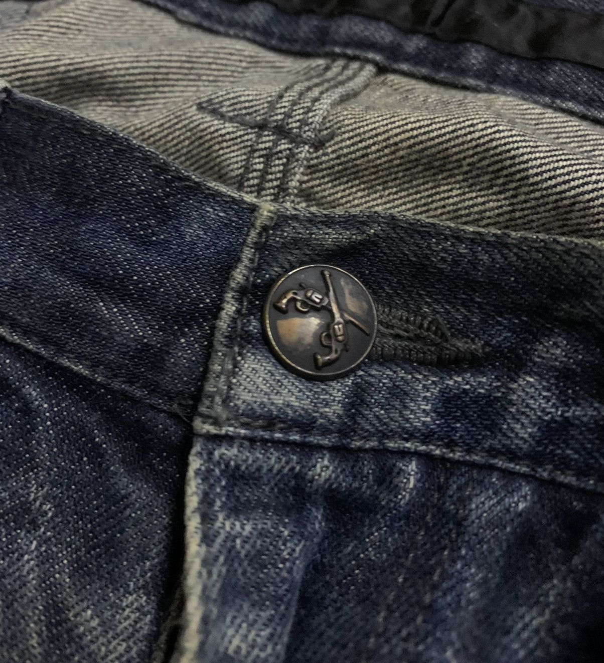 Roar × roarguns Vtg Japanese Flare Roarguns Denim Pant Size US 32 / EU 48 - 4 Thumbnail