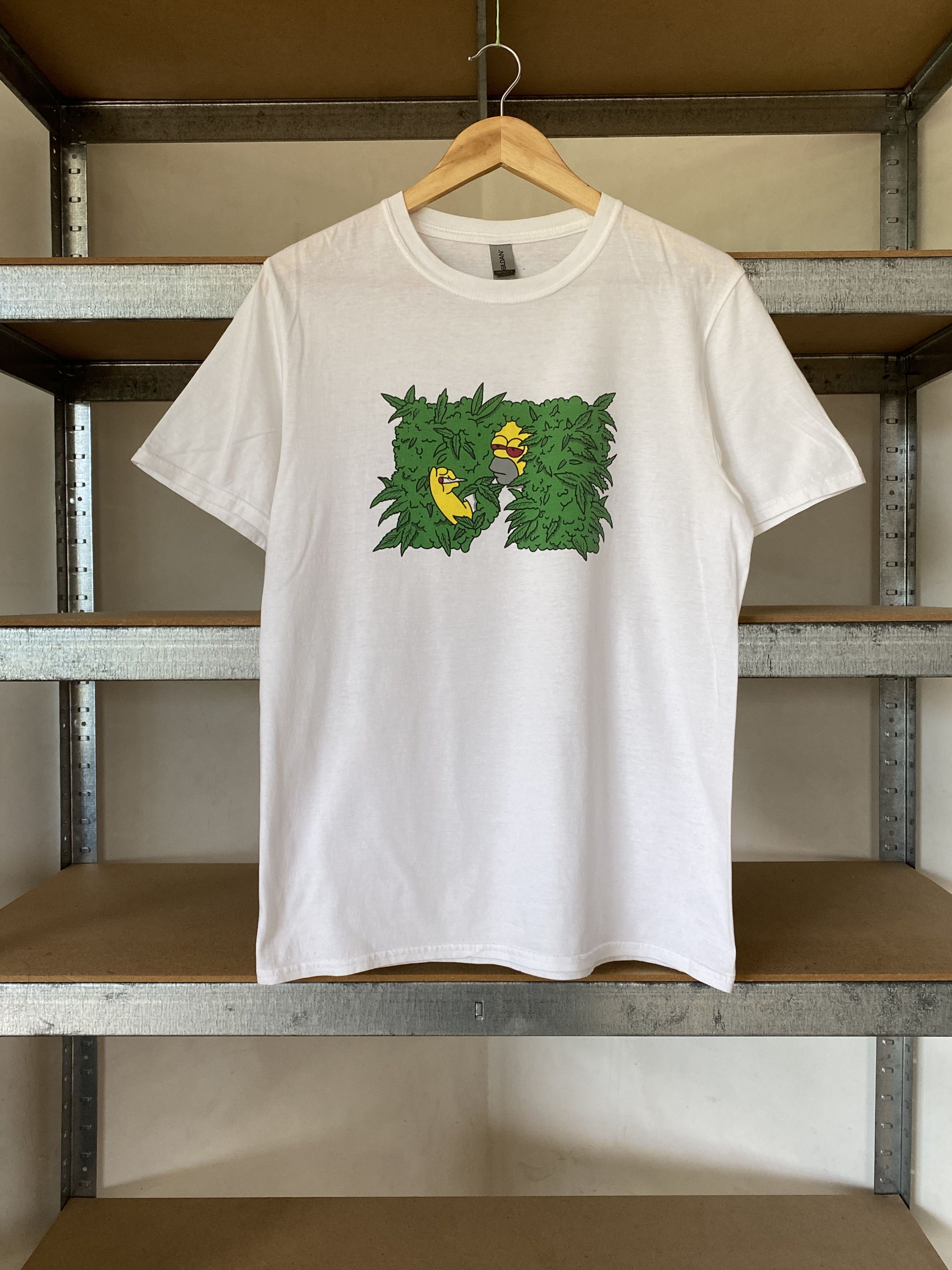 Cartoon Network The Simpsons Vintage Homer Weed White Tee Size US M / EU 48-50 / 2 - 1 Thumbnail