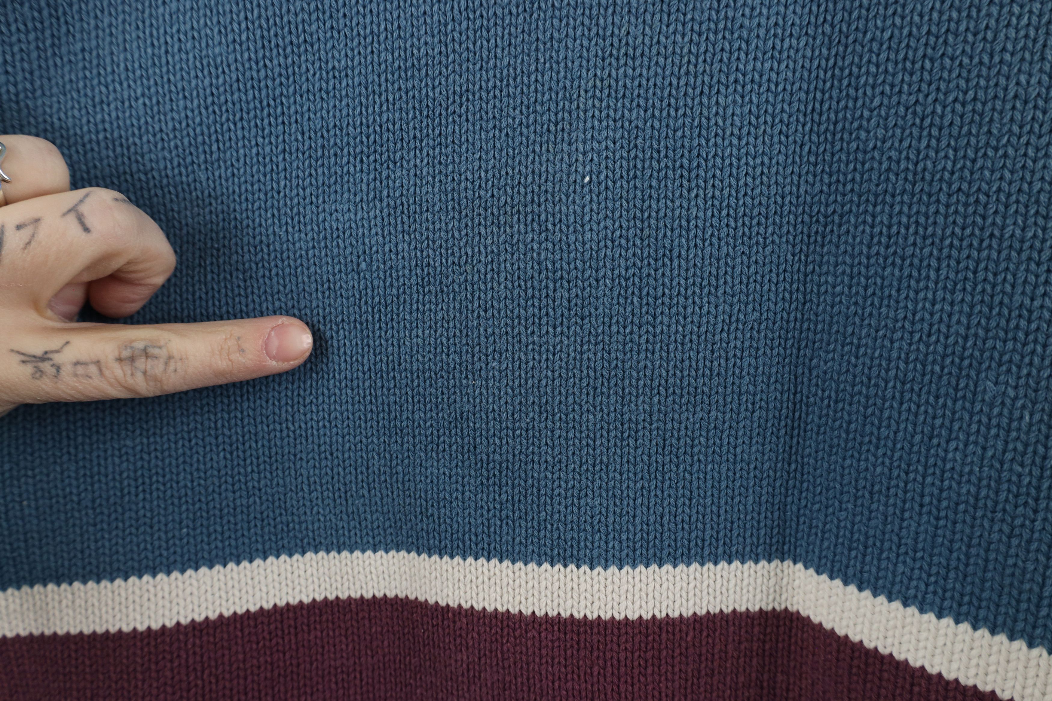 Vintage Vintage 90s Streetwear Cotton Marled Knit Turtleneck Sweater Size M / US 6-8 / IT 42-44 - 11 Thumbnail