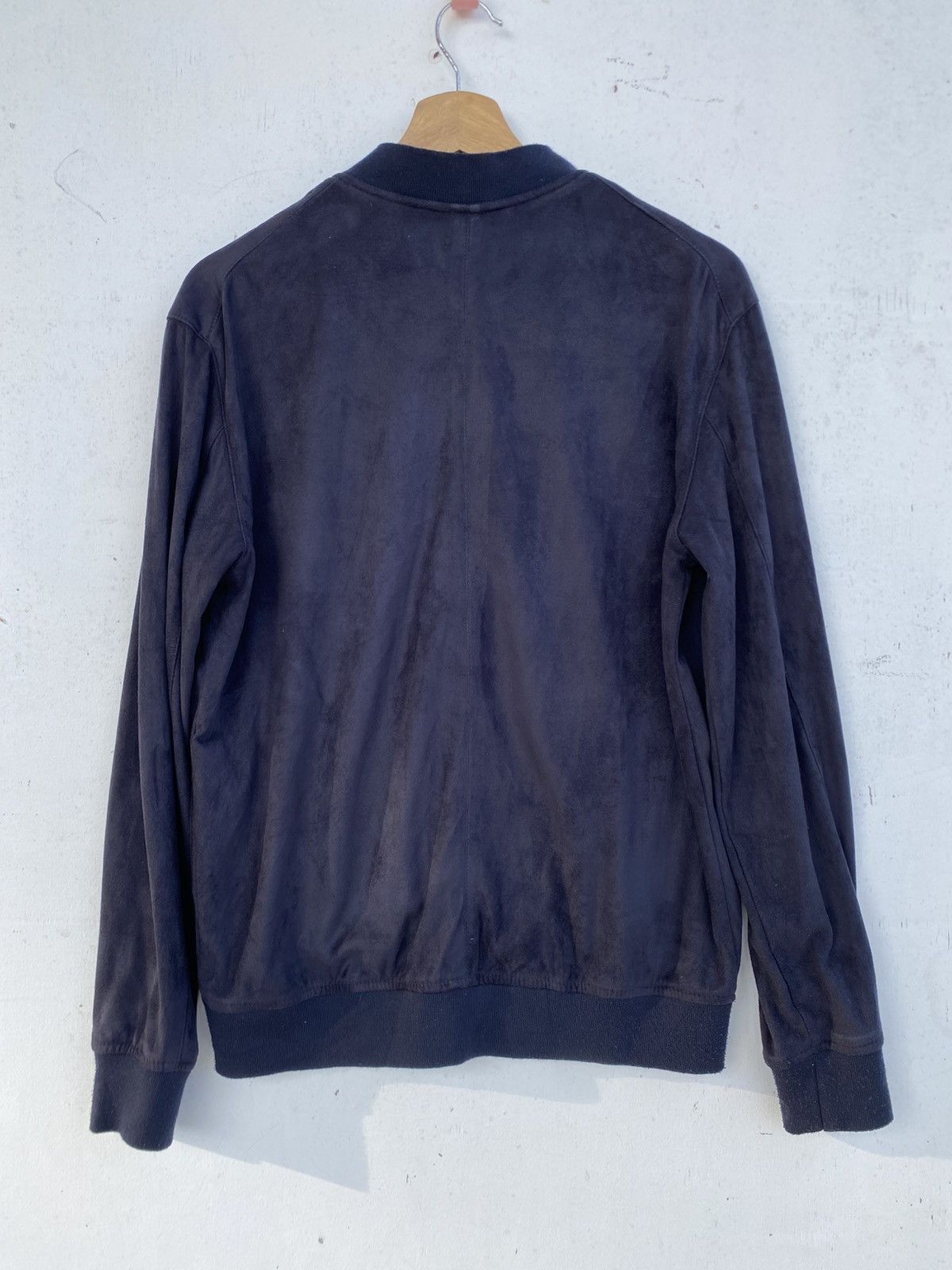 Zara ZARA MAN Navy Blue Bomber Jacket Size US M / EU 48-50 / 2 - 4 Thumbnail