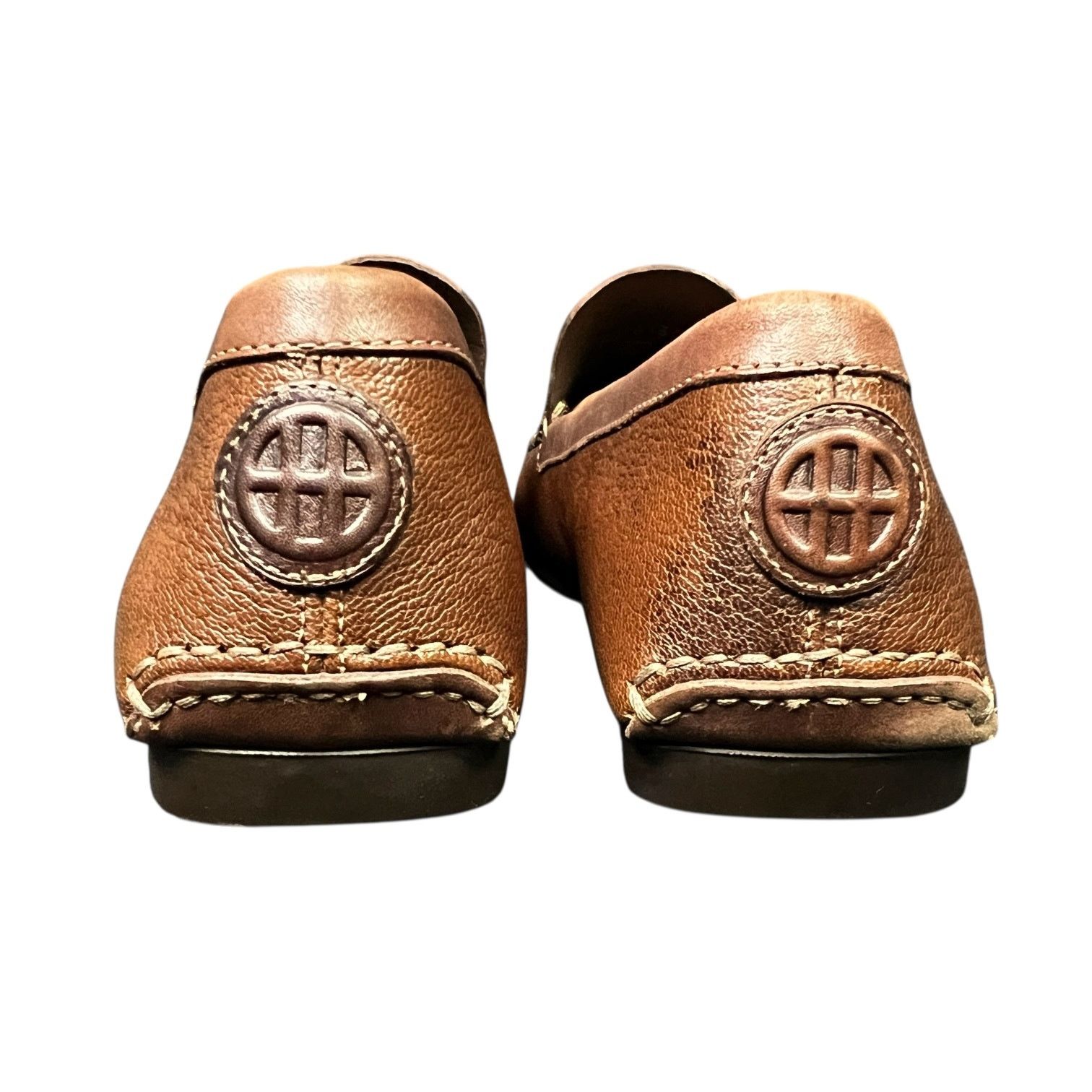 Hugo Boss Men's Hugo Boss Brown Leather Driving Shoes Loafers - US 7 Size US 7 / EU 40 - 5 Thumbnail