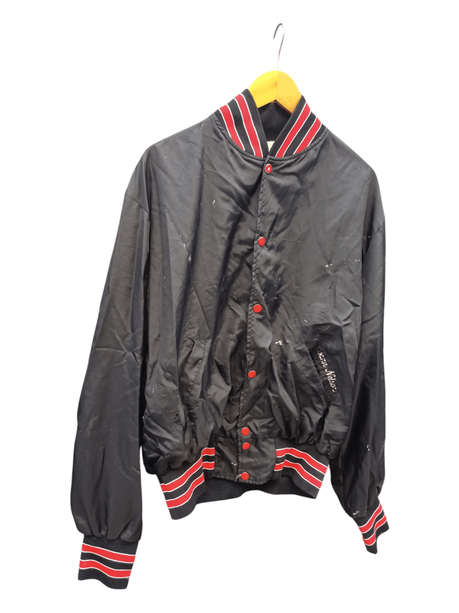 Holloway Vintage 90s Halloway Hondis Bros Versity Nylon Jacket Size US XL / EU 56 / 4 - 3 Thumbnail