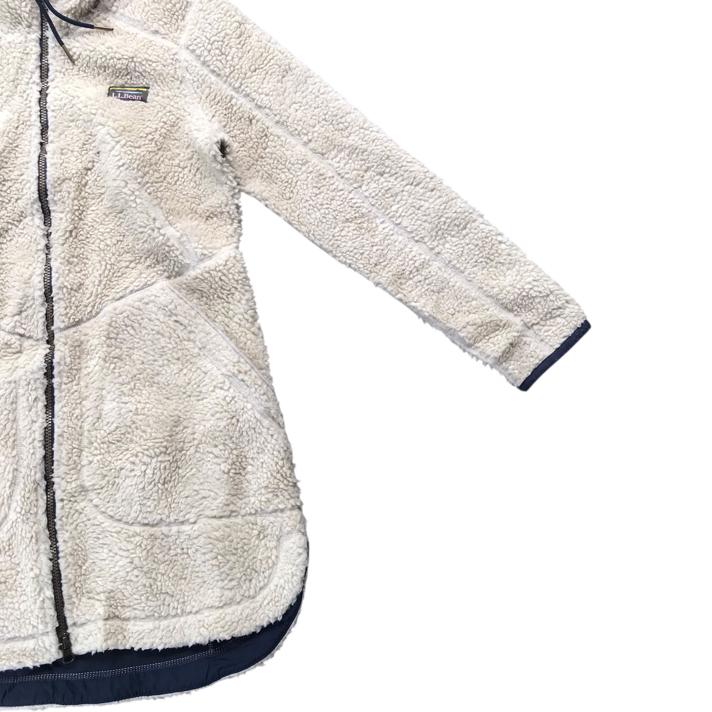 L.L. Bean Vintage L.L Bean Fur Fleece Jacket / Small Size Size S / US 4 / IT 40 - 4 Thumbnail