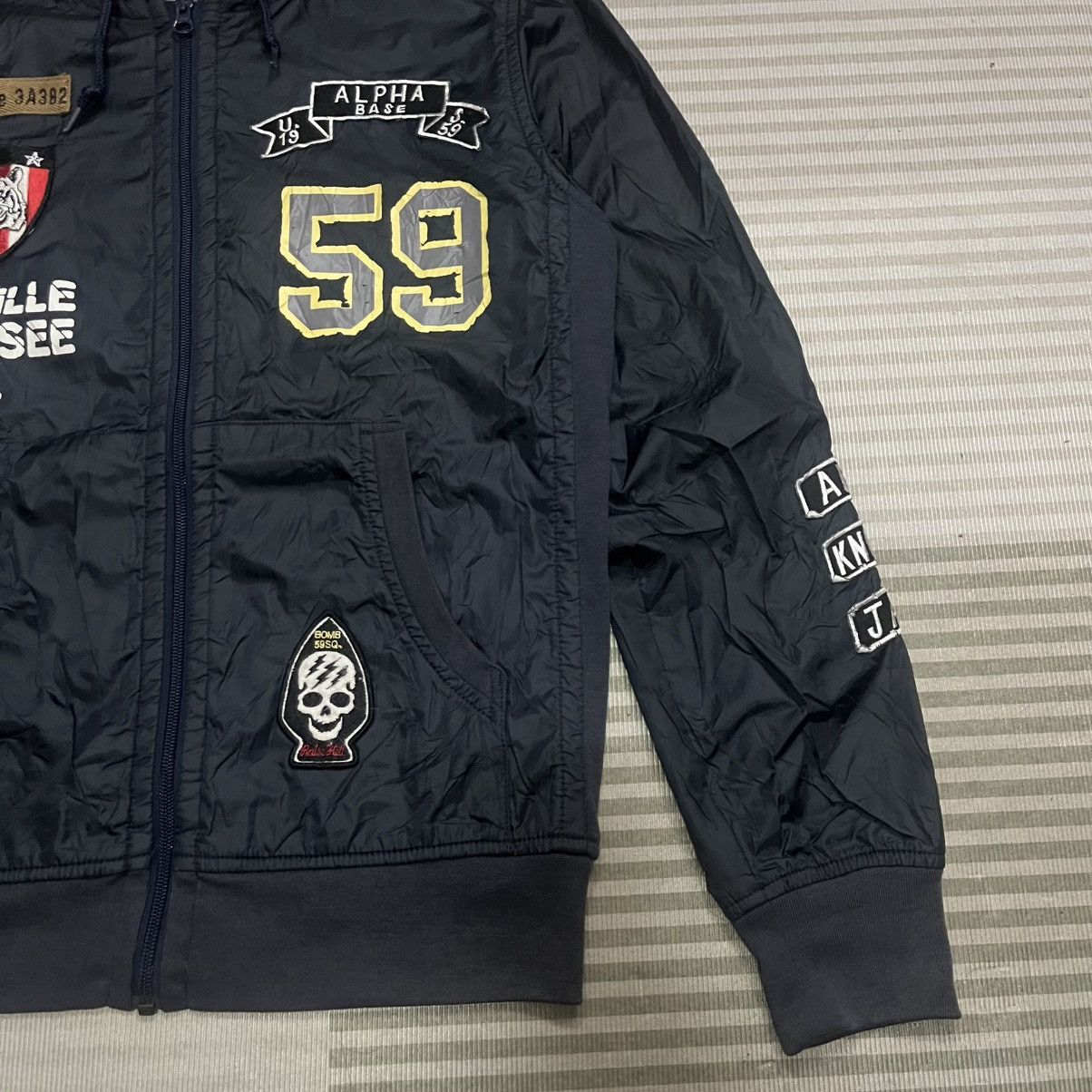 Alpha Industries Alpha Industries Navy Blue Hooded Light Jacket Size M Size US M / EU 48-50 / 2 - 5 Thumbnail