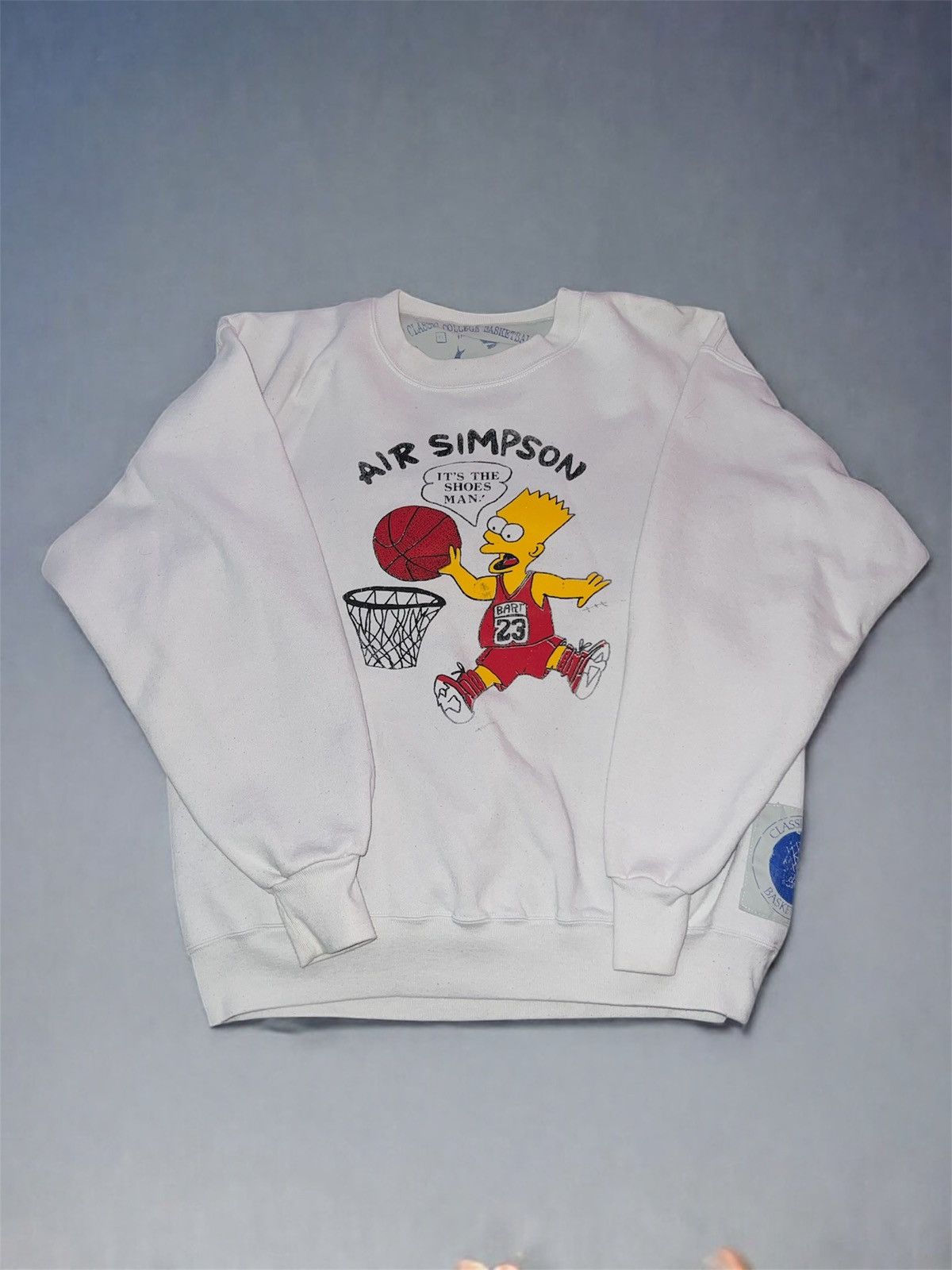 The Simpsons Vintage 90’s Air Simpson Sweatshirt Size US XL / EU 56 / 4 - 1 Thumbnail