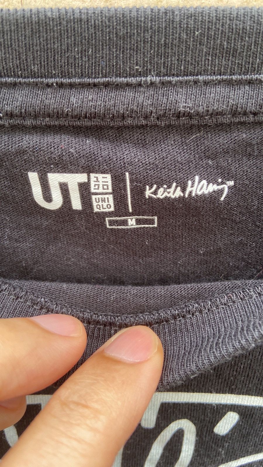 Keith Haring × Uniqlo Uniqlo X Keith Haring Black Graphic T-Shirt Size US M / EU 48-50 / 2 - 5 Thumbnail
