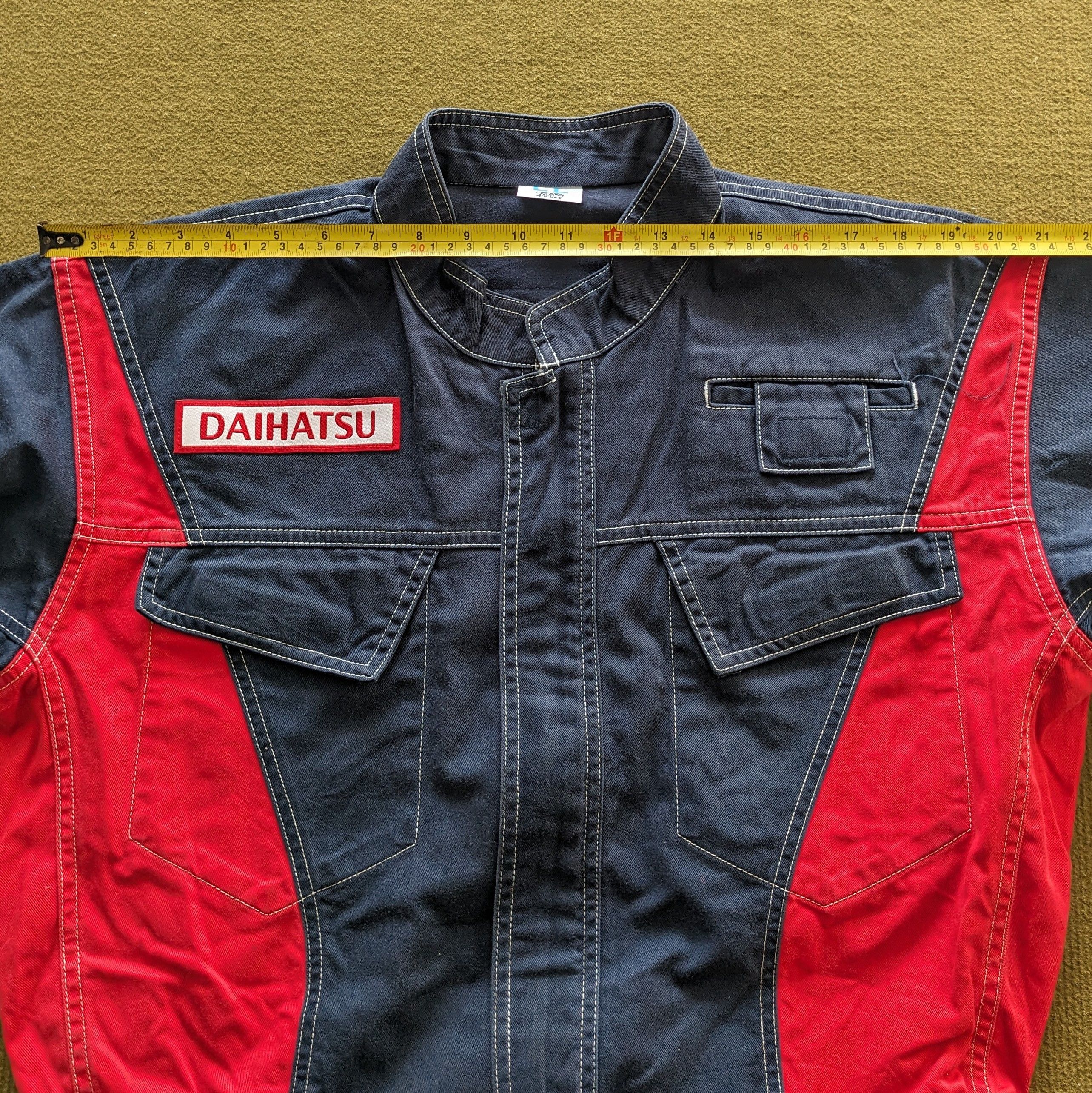 Japanese Brand Vintage DAIHATSU Racing Uniform Coverall Workwear Jacket Size US L / EU 52-54 / 3 - 5 Thumbnail