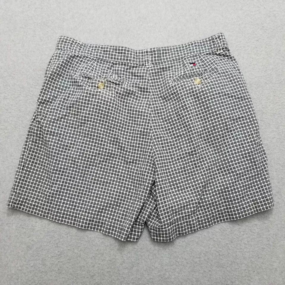Tommy Hilfiger Tommy Hilfiger Shorts Womens 16 Plaid Pockets Cotton Size 38" / US 16 / IT 52 - 2 Thumbnail