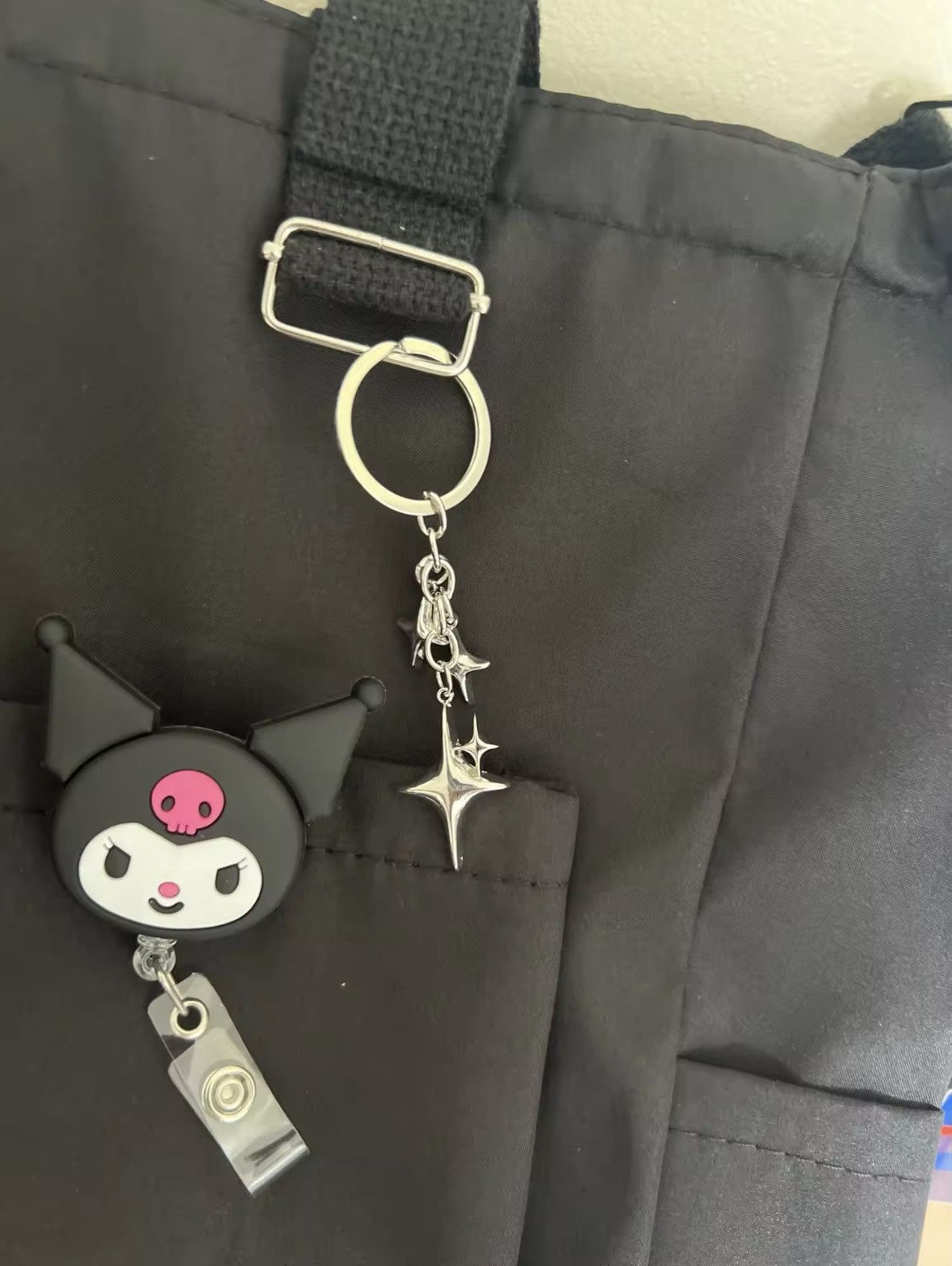 Designer Y2k keychain star moon metal Size ONE SIZE - 5 Thumbnail