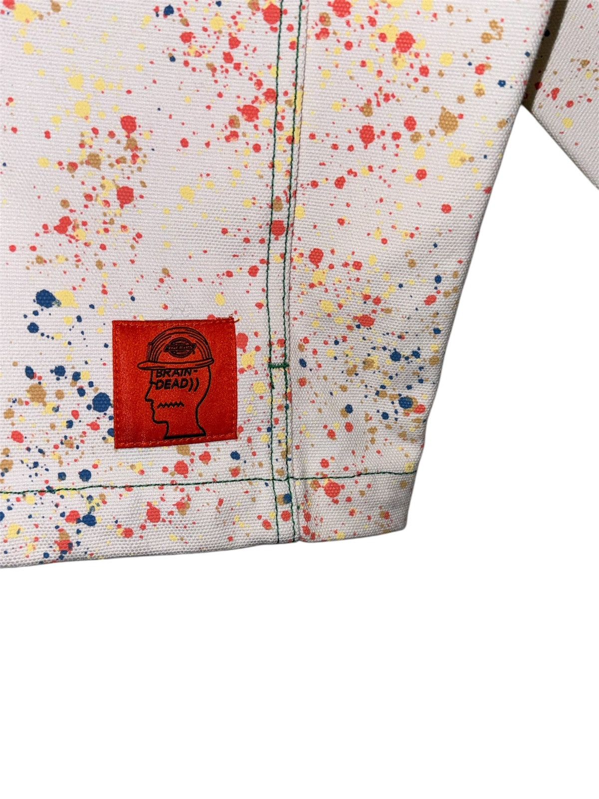 Brain dead × dickies gardening jacket Brain Dead x Dickies Gardening Jacket - Whisper White – Feature