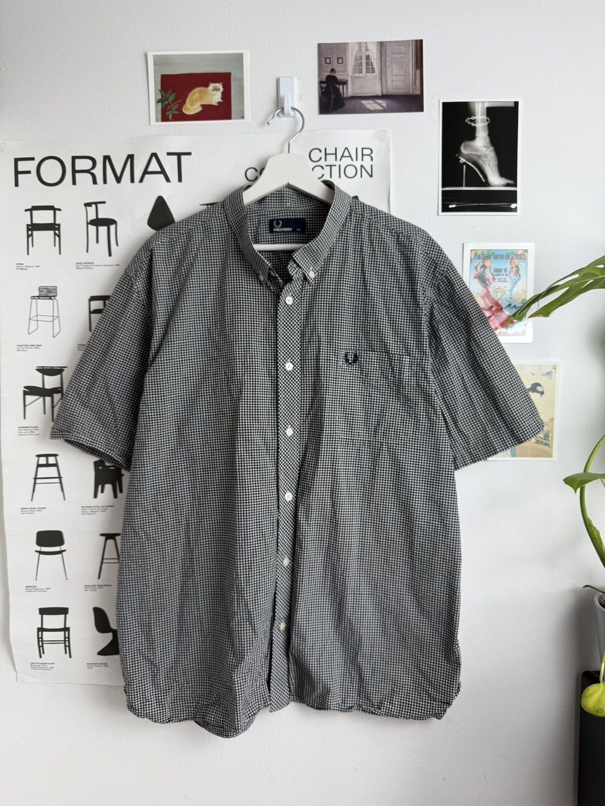 Designer × Fred Perry × Vintage Vintage Fred Perry checked boxy shirt XXL designer luxury y2k Size US XXL / EU 58 / 5 - 1 Thumbnail