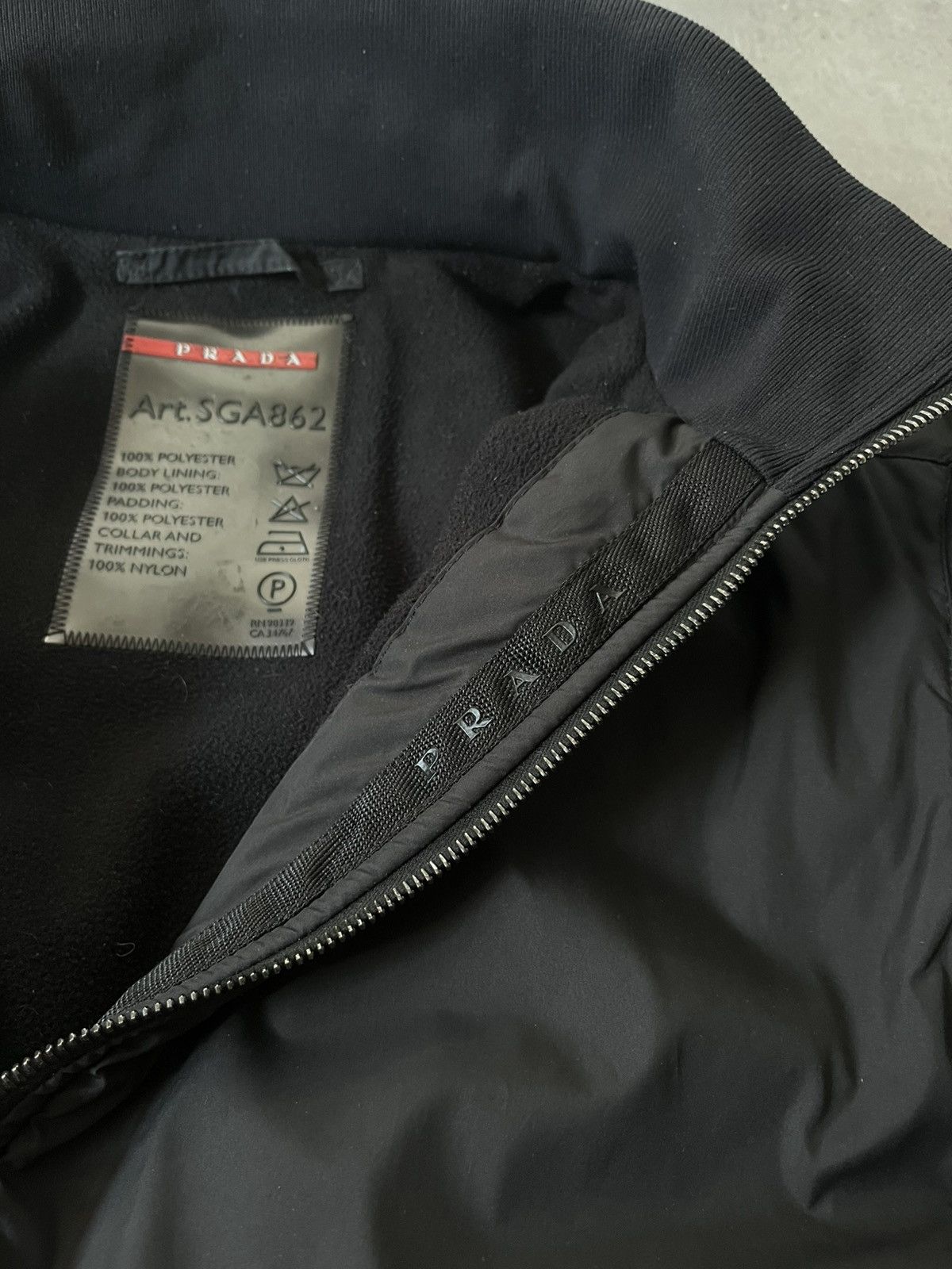 Prada Prada F/W 2007 Bomber jacket black nylon Size US L / EU 52-54 / 3 - 20 Thumbnail
