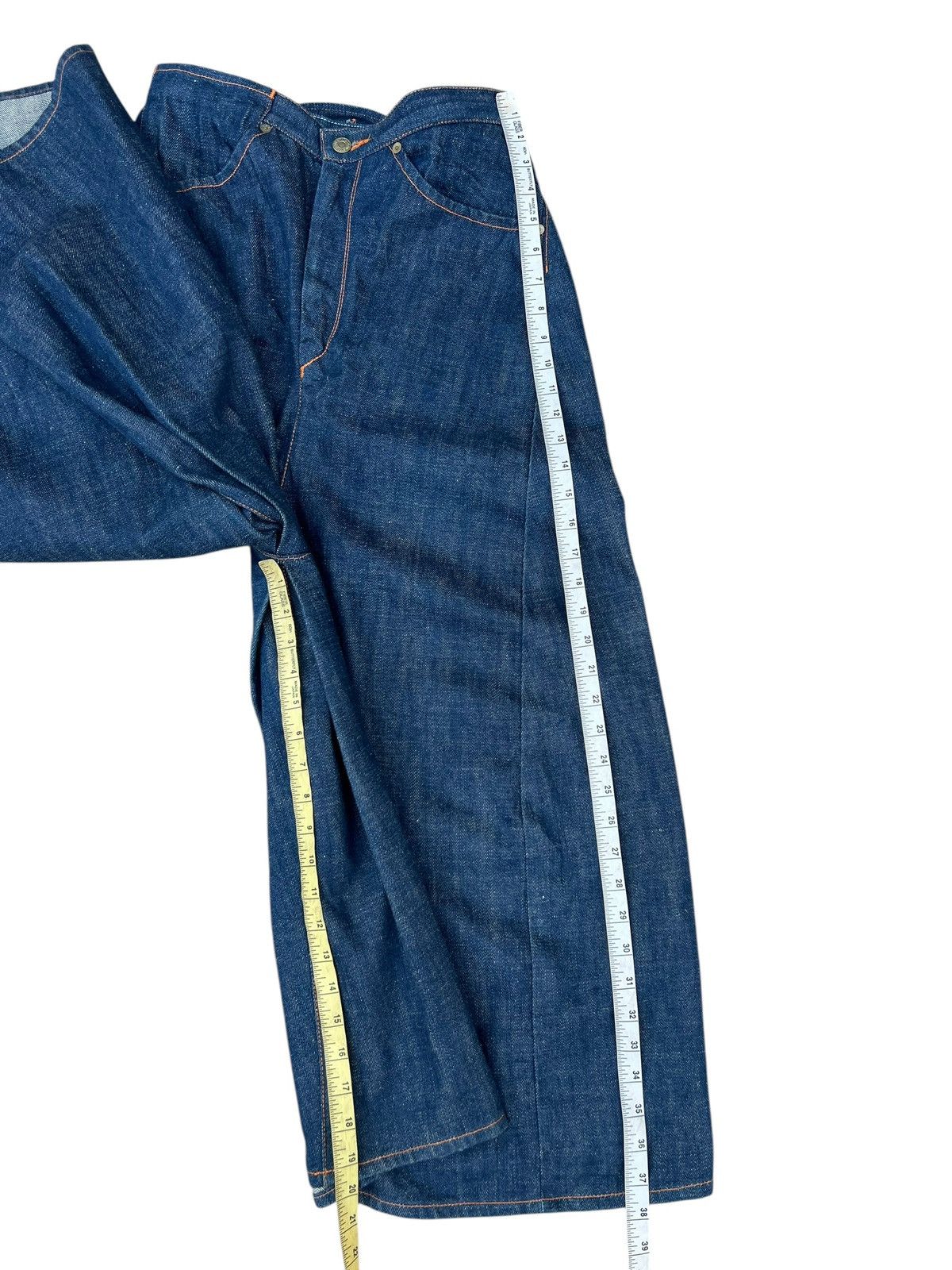Levi's Vintage 2000 Levi’s Red Super Wide Hakama Denim Pant Size US 29 - 5 Thumbnail