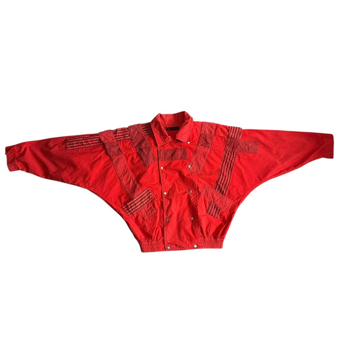 Kansai Yamamoto Vintage KANSAI YAMAMOTO Boro-Style Batwing | 90s Japanese Size US L / EU 52-54 / 3 - 2 Thumbnail