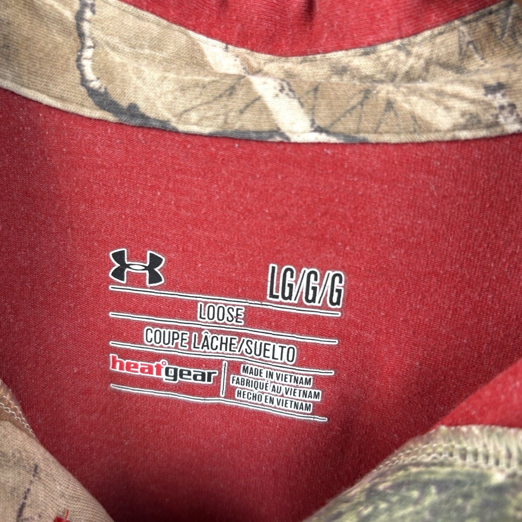 Under Armour Under Armour Polo Shirt Mens L Red Camo Trim HeatGear Golf Casual Size US L / EU 52-54 / 3 - 3 Thumbnail
