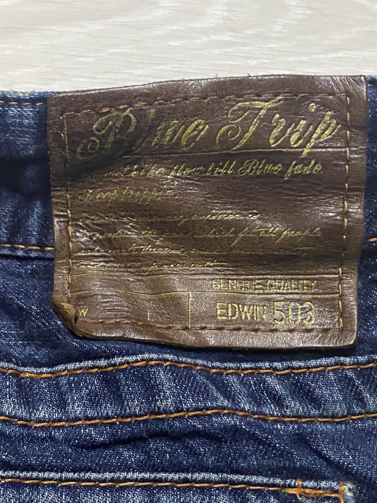 Edwin Vintage Edwin Blue Trip 5506 Bush Pant skinny Slim Jeans Size US 32 / EU 48 - 12 Thumbnail