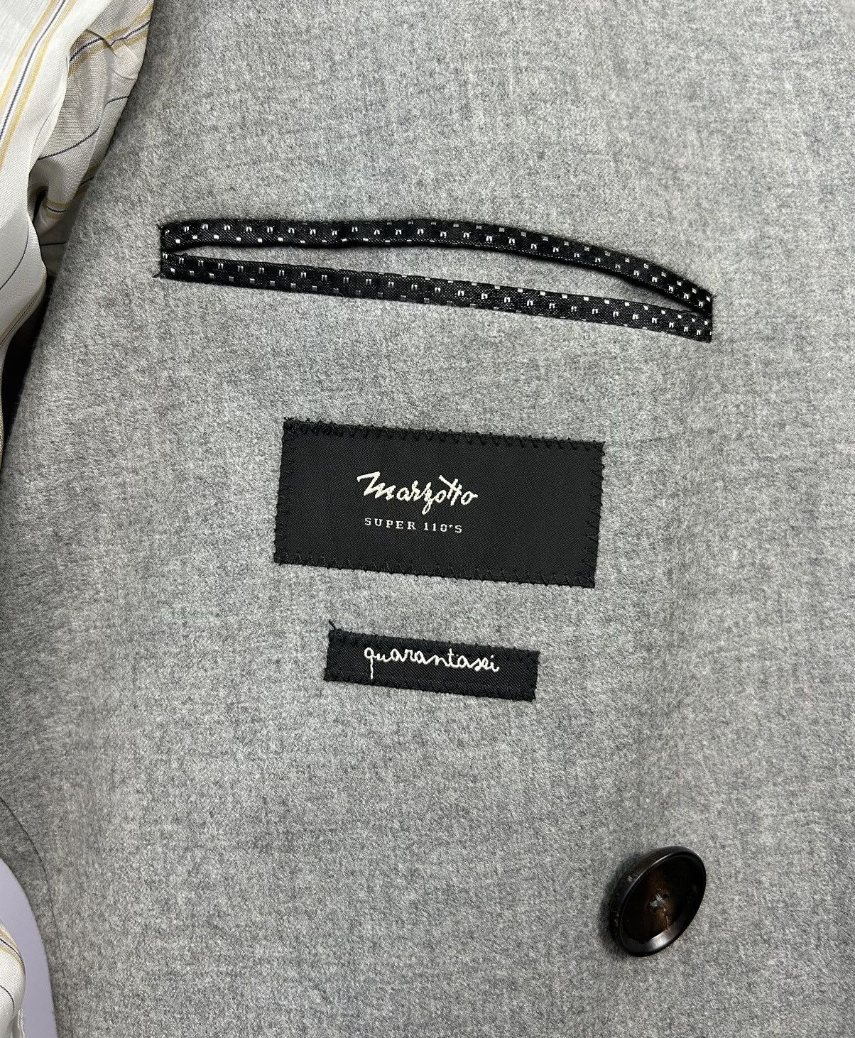 Designer × Paoloni Paoloni Quarantotto Double Breasted Wool Unlined Blazer EU46 Size 36R - 17 Thumbnail