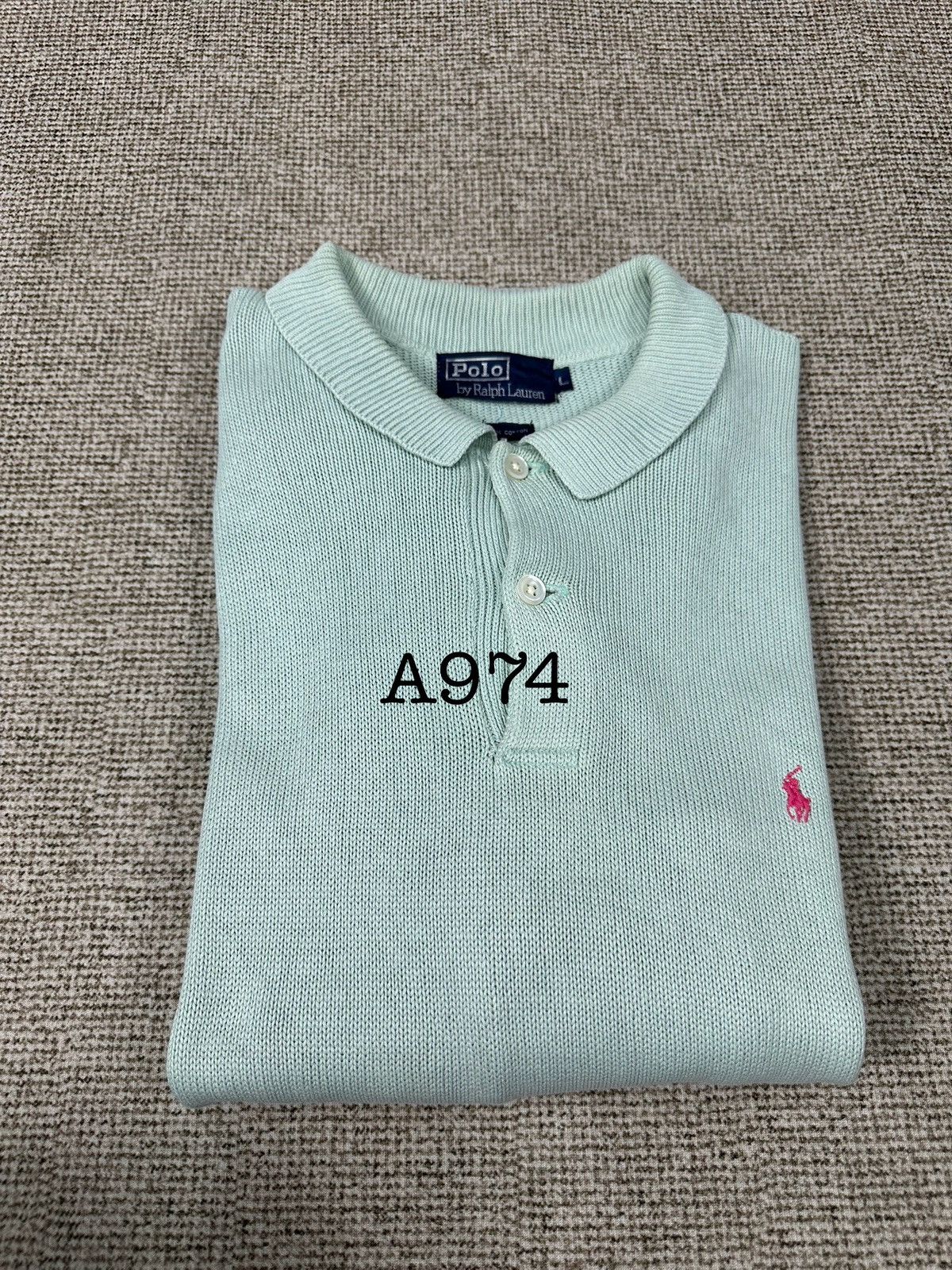 Polo Ralph Lauren Vtg Polo Ralph Lauren Knitwear A974 Size US L / EU 52-54 / 3 - 12 Thumbnail