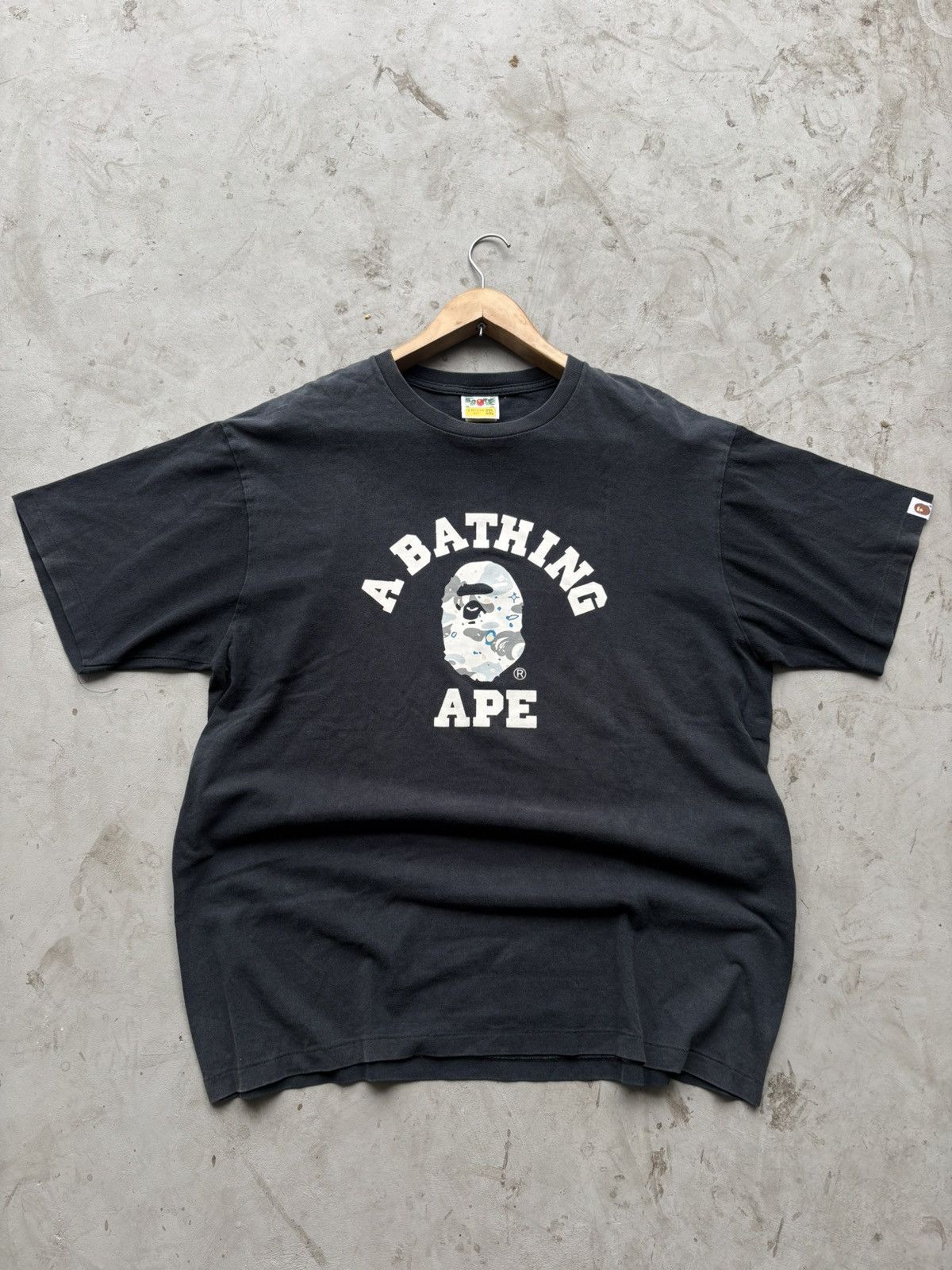 Bape A Bathing Ape (BAPE) Space Camo College Glow in The Dark Tee Size US XXL / EU 58 / 5 - 1 Thumbnail