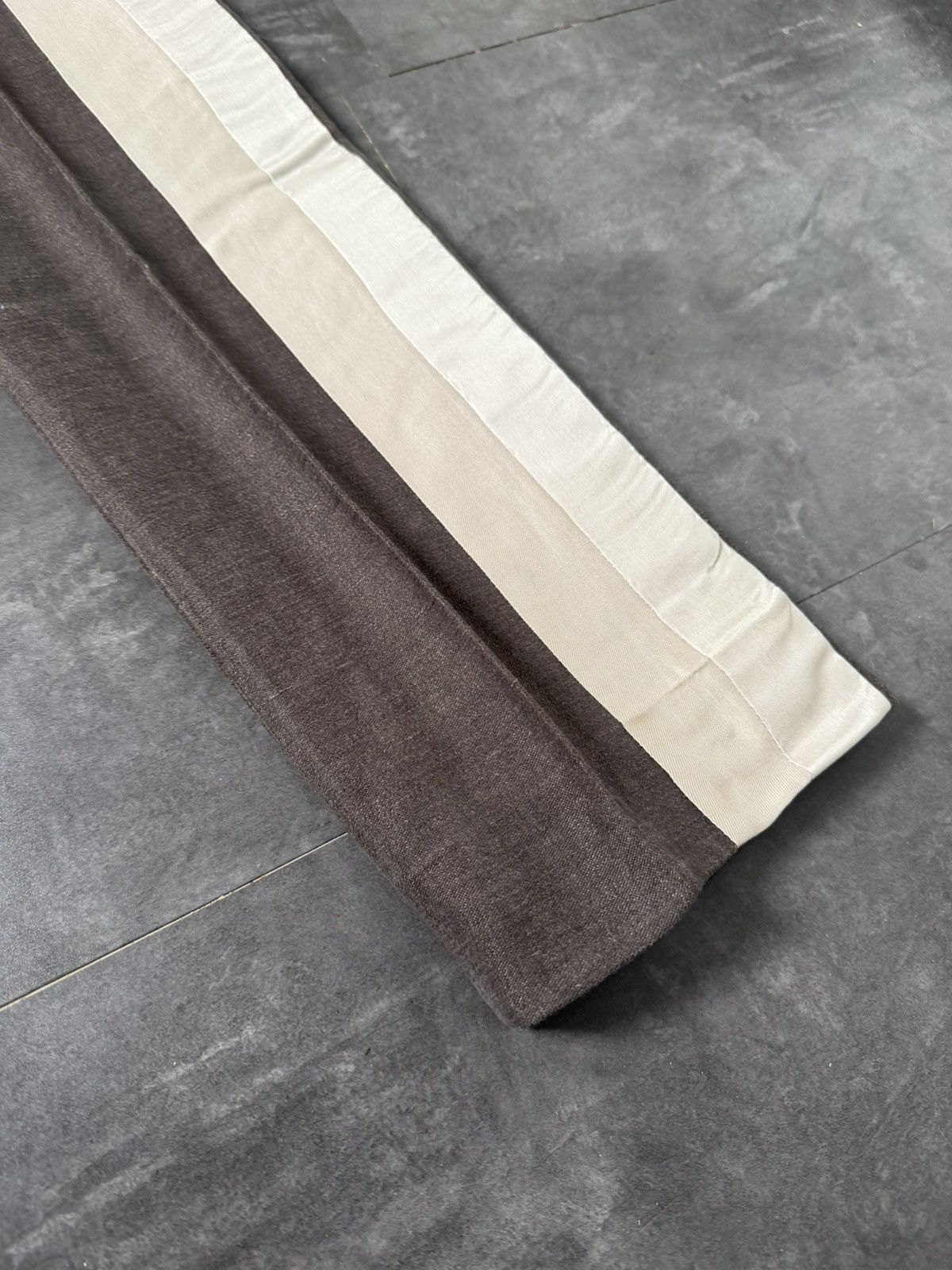 Rick Owens F/W 06 "DUSTULATOR" Striped Runway Linen & Cotton Pants M Size US 32 / EU 48 - 5 Thumbnail