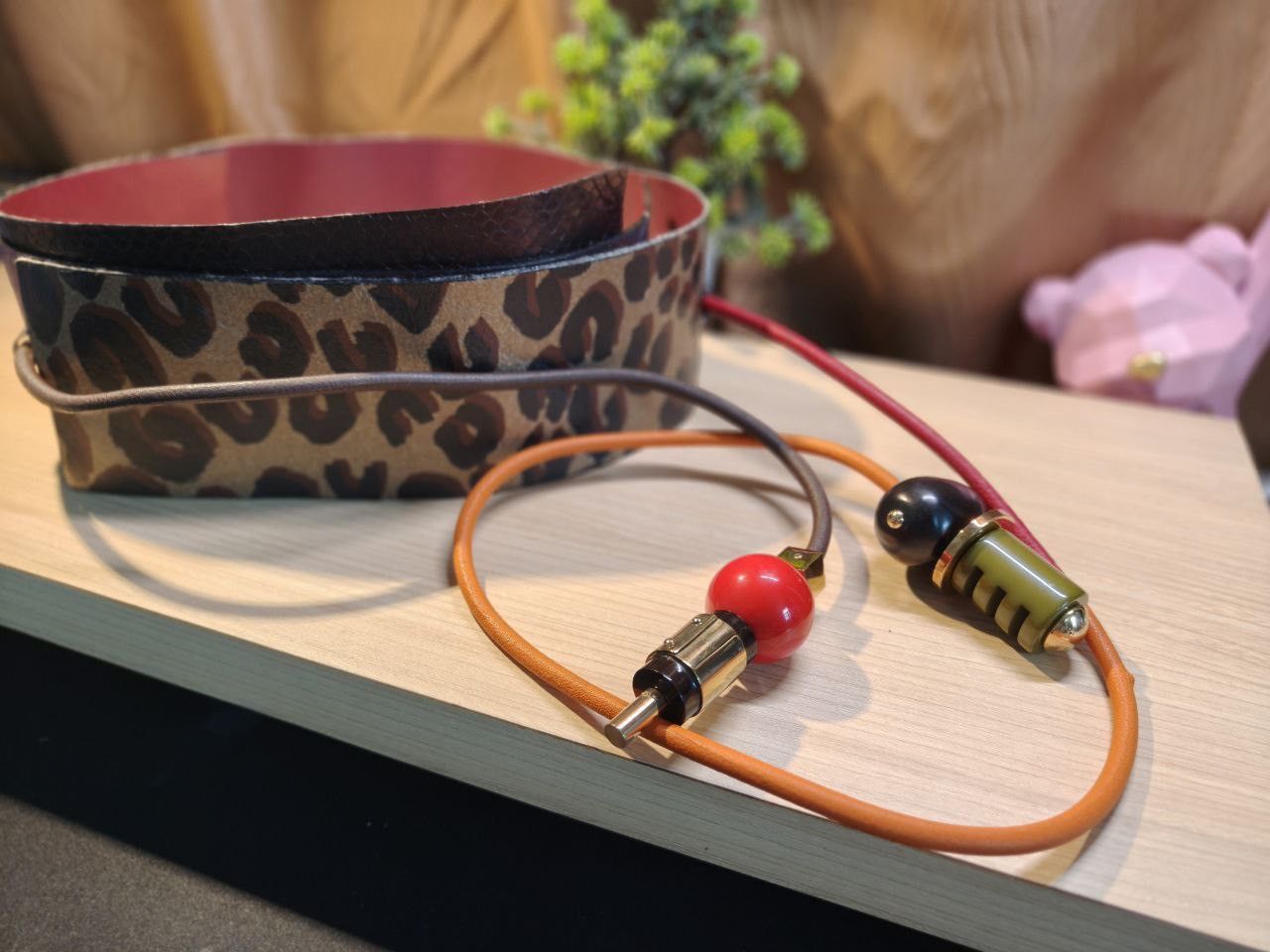 Louis Vuitton × Stephen Sprouse Louis Vuitton Leopard Print Python & Leather Obi Waist Belt Size ONE SIZE - 1 Thumbnail