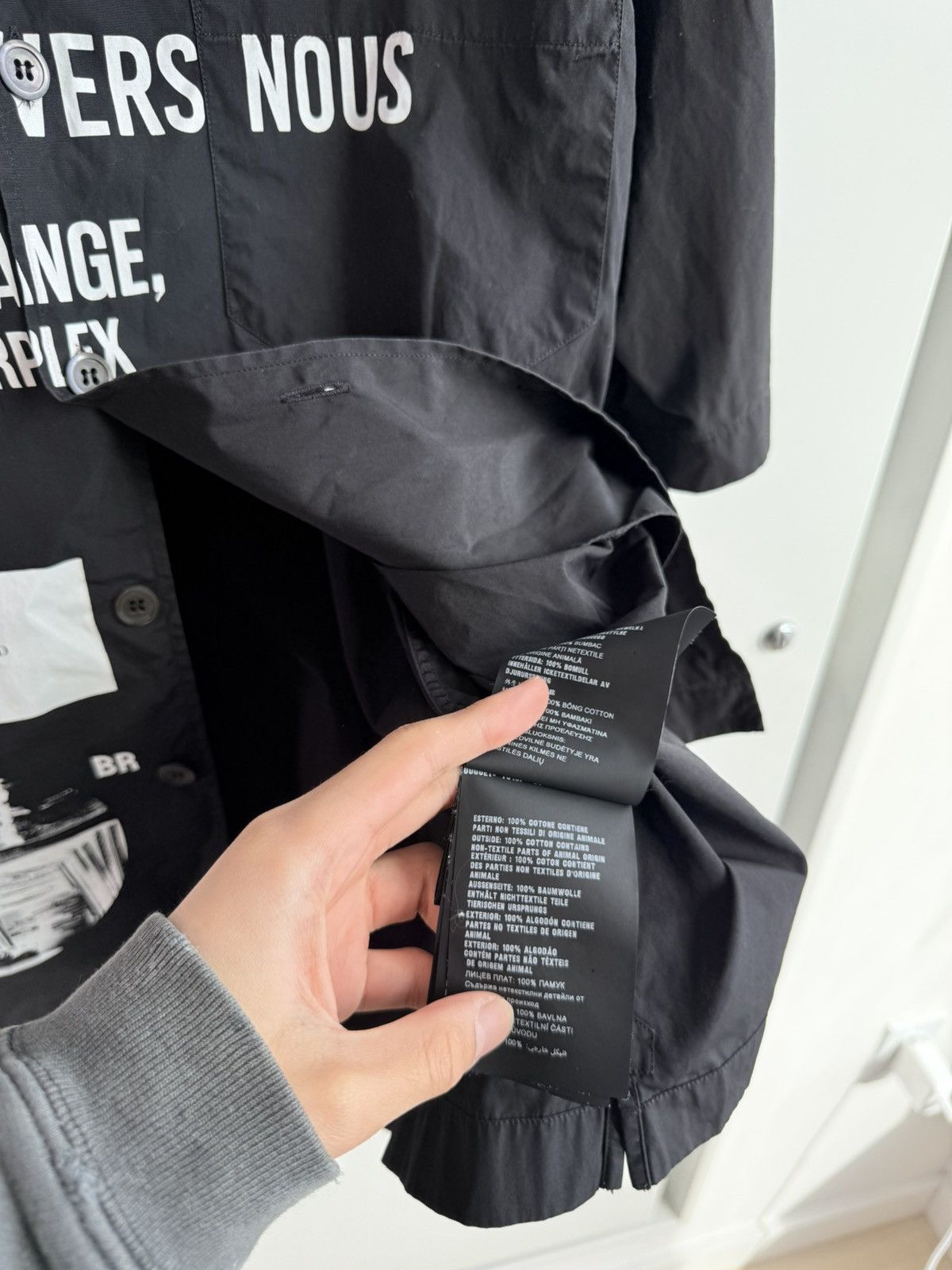 Prada Prada x Raf Simons Signaux Camper Shirt Size US S / EU 44-46 / 1 - 5 Thumbnail