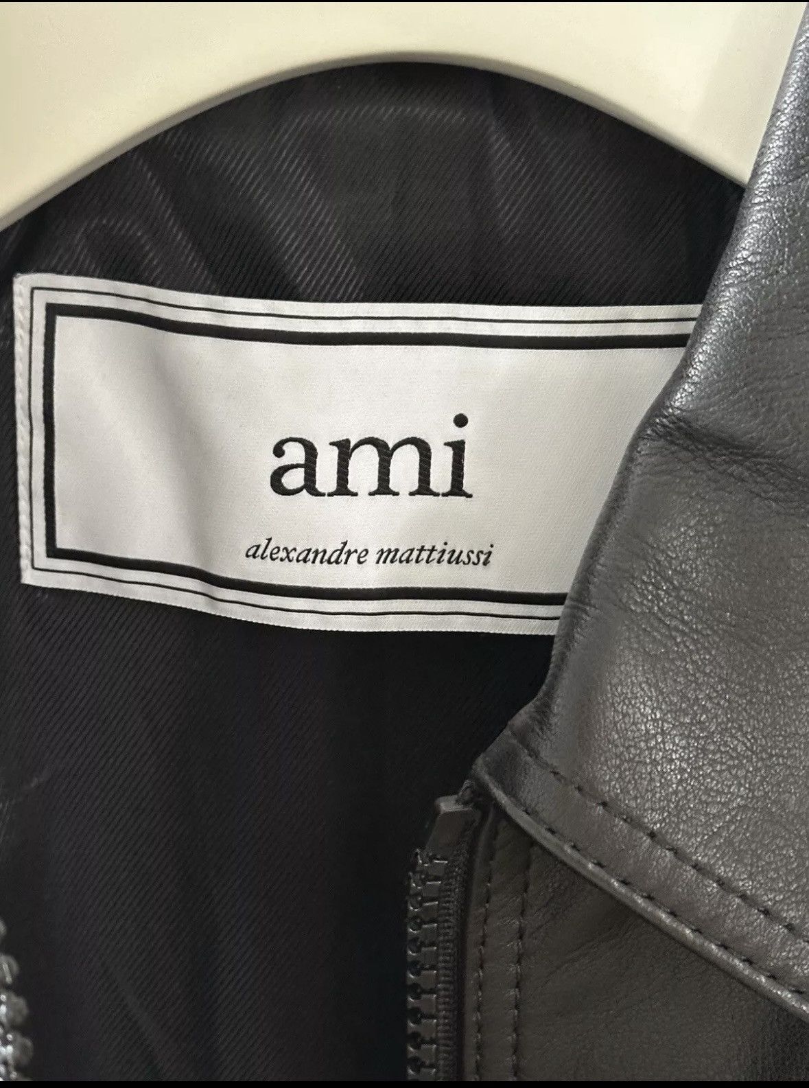 AMI Ami Paris leather jacket Size US XS / EU 42 / 0 - 2 Thumbnail