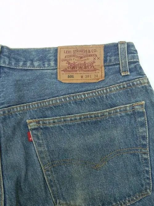 Levi's 90s Vintage Levi's 501 Made In USA Distressed Jeans 38x27 Size US 38 / EU 54 - 3 Thumbnail