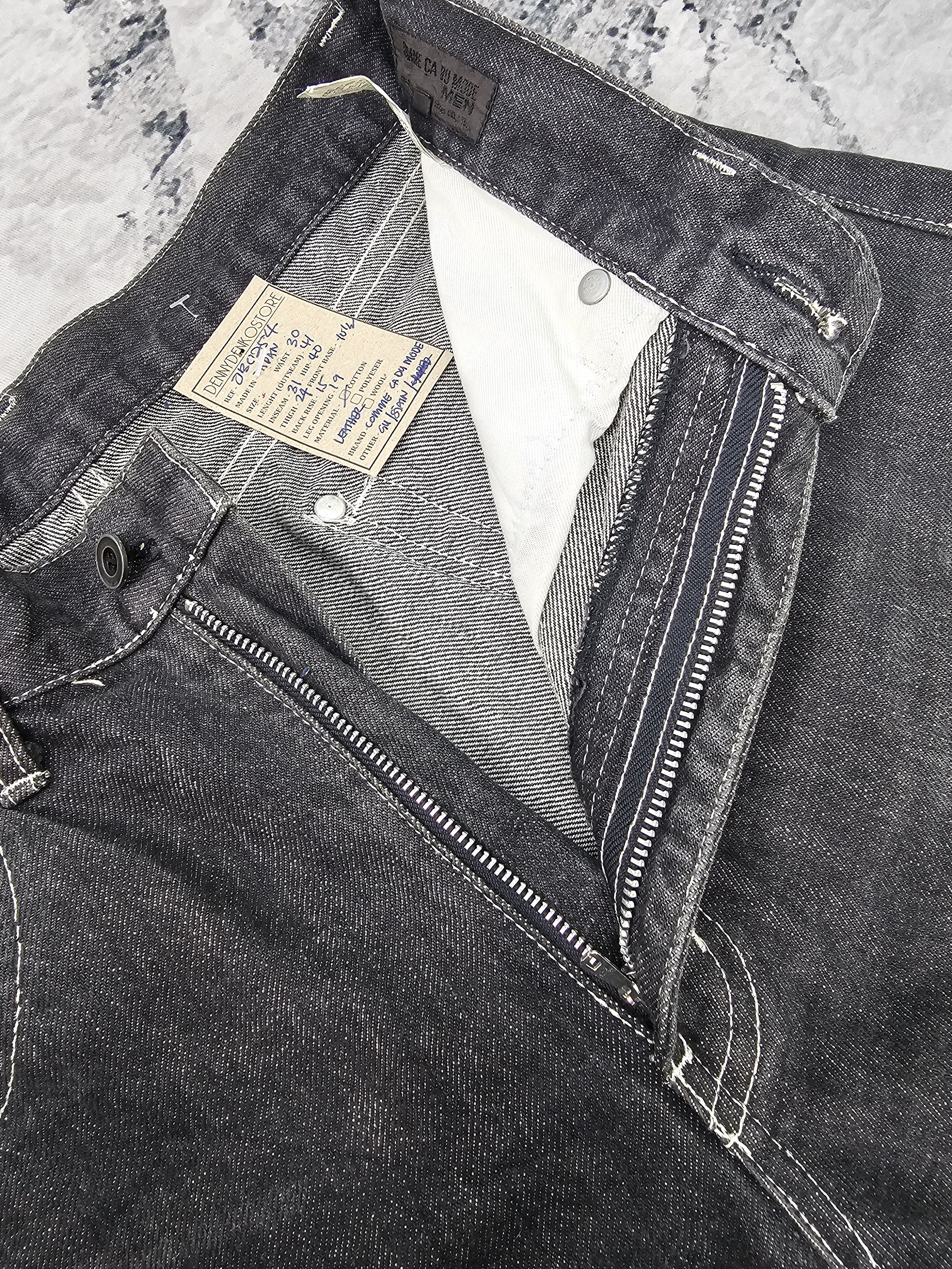 Comme Ca Ism COMME CA DU MODE 4244318 Leather Pocket Jeans JB024 Size US 30 / EU 46 - 10 Thumbnail