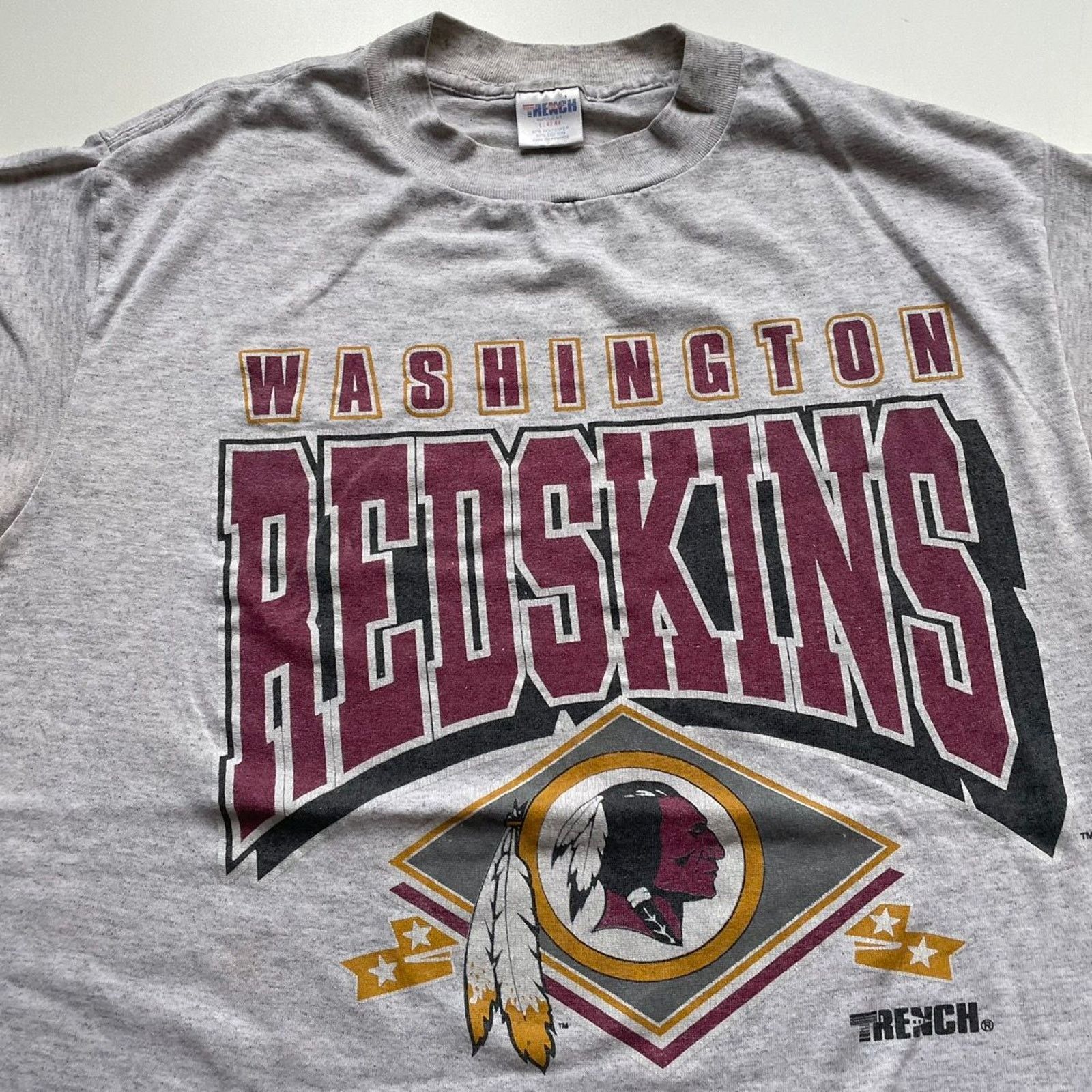 NFL Vintage 90s Washington Redskins NFL T Shirt Medium Football Size US M / EU 48-50 / 2 - 2 Thumbnail