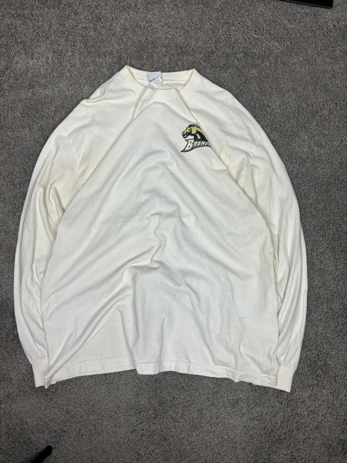 The Game Vintage 90s white western Michigan university long sleeve Size US XL / EU 56 / 4 - 1 Thumbnail
