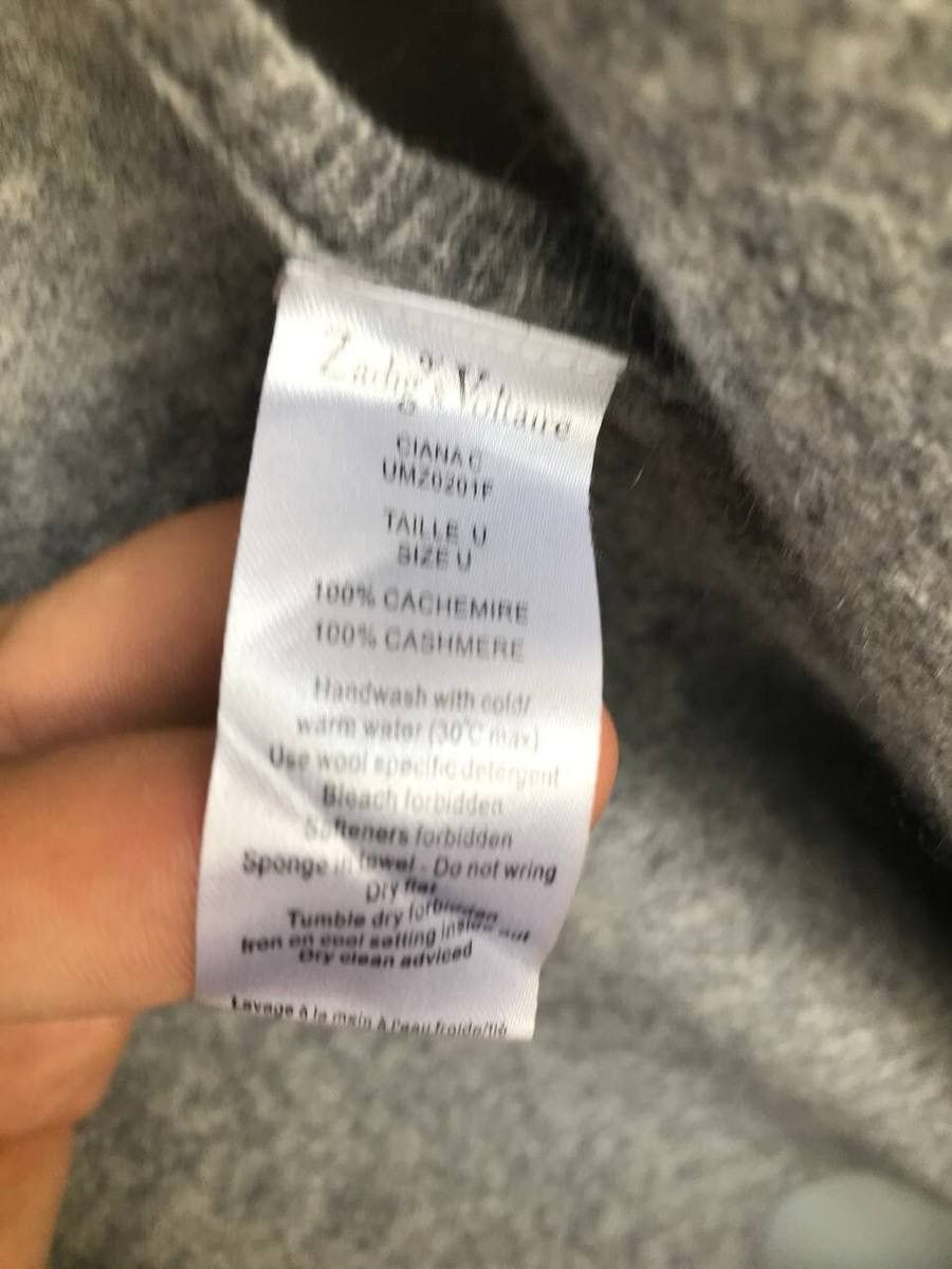 Zadig & Voltaire Zadig & Voltaire Women Gray Cashmere Vest Size U Size S / US 4 / IT 40 - 4 Thumbnail