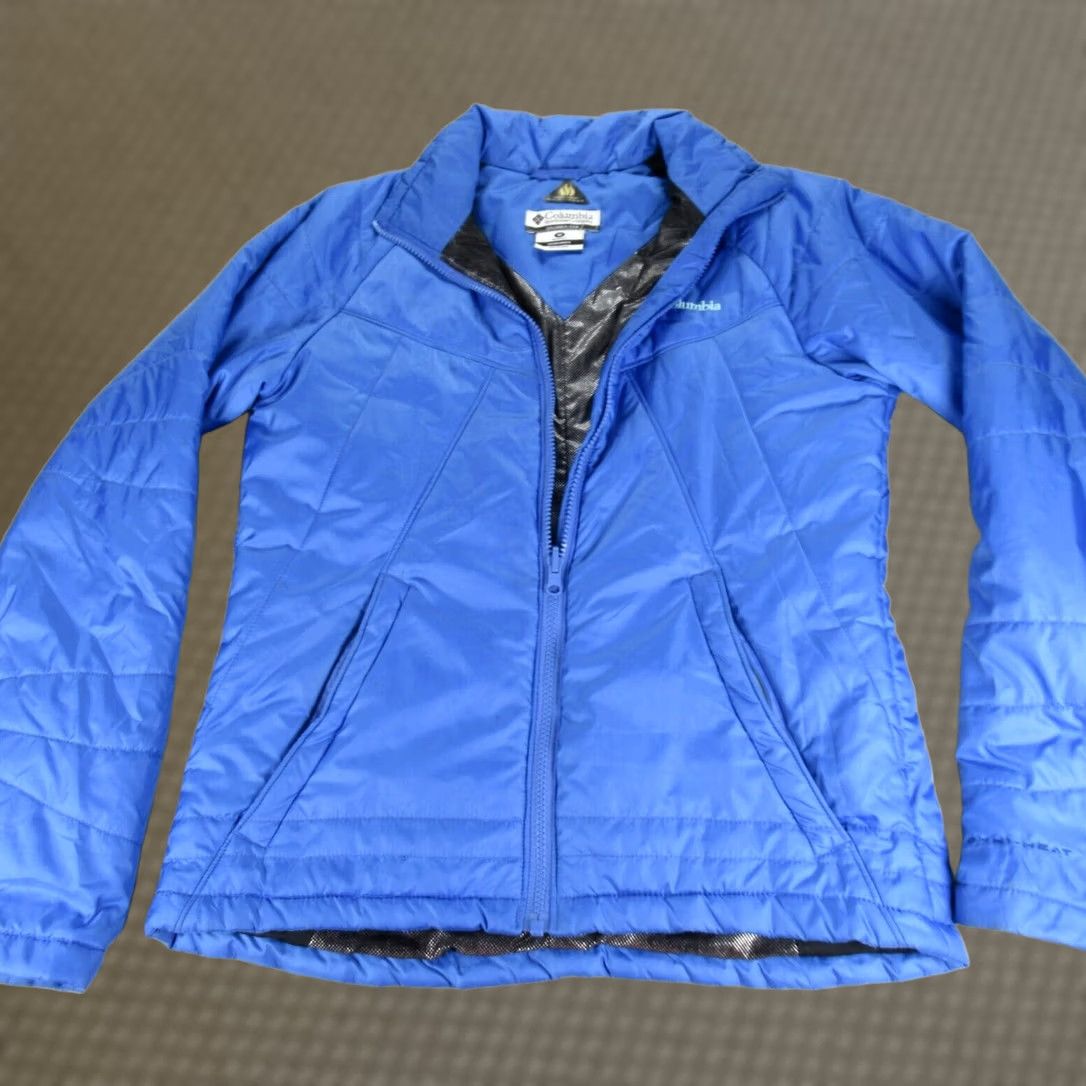 Vintage VINTAGE: No — Columbia Jacket Womens Medium Purple Interchange Insulated Omni Heat Full Zip Size M / US 6-8 / IT 42-44 - 1 Thumbnail