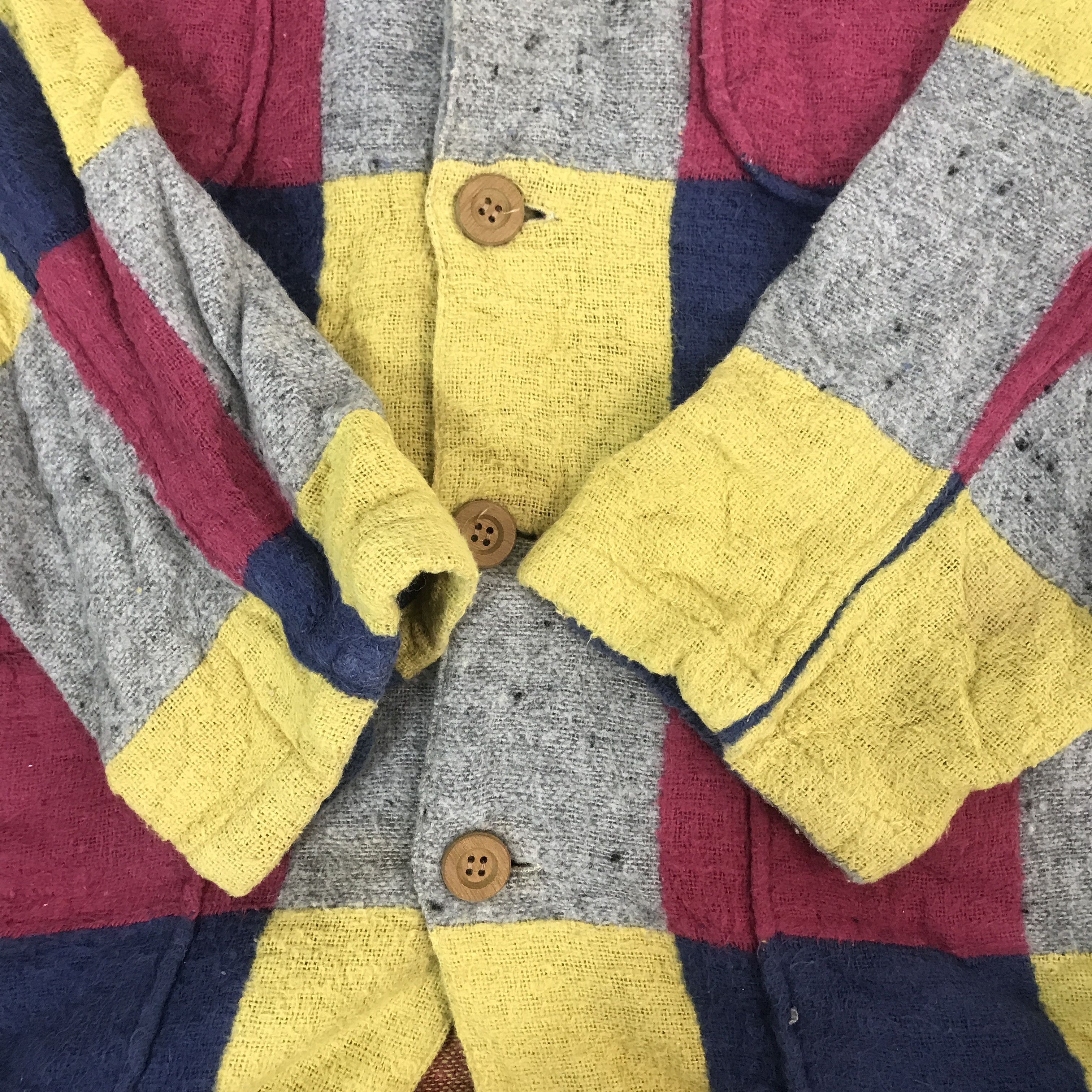Japanese Brand Vintage Hakka Homme Multicolour blazer style Jacket Size US L / EU 52-54 / 3 - 7 Thumbnail