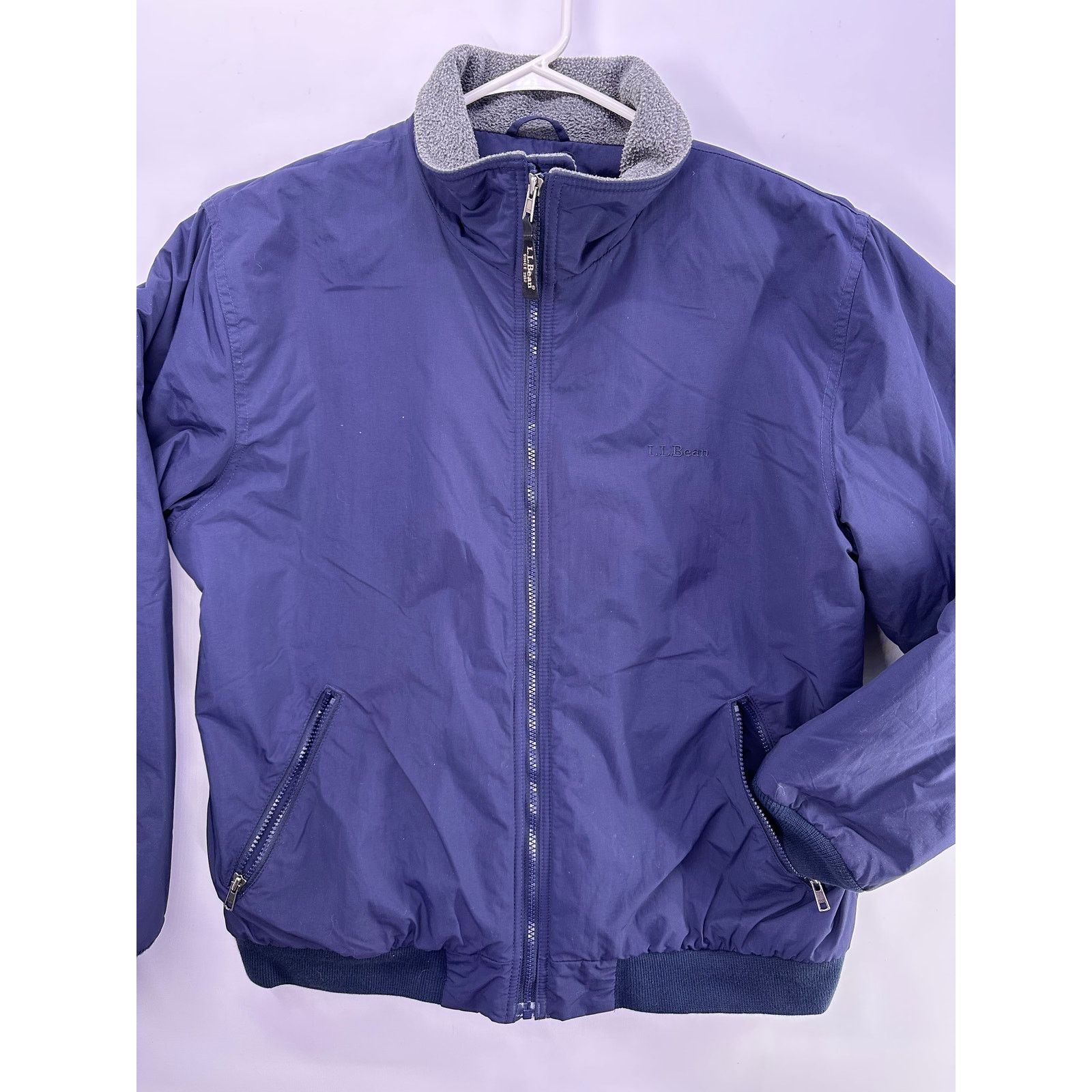 L.L. Bean Vintage L.L. Bean Reversible Fleece BomberJacket Size L Size US L / EU 52-54 / 3 - 3 Thumbnail