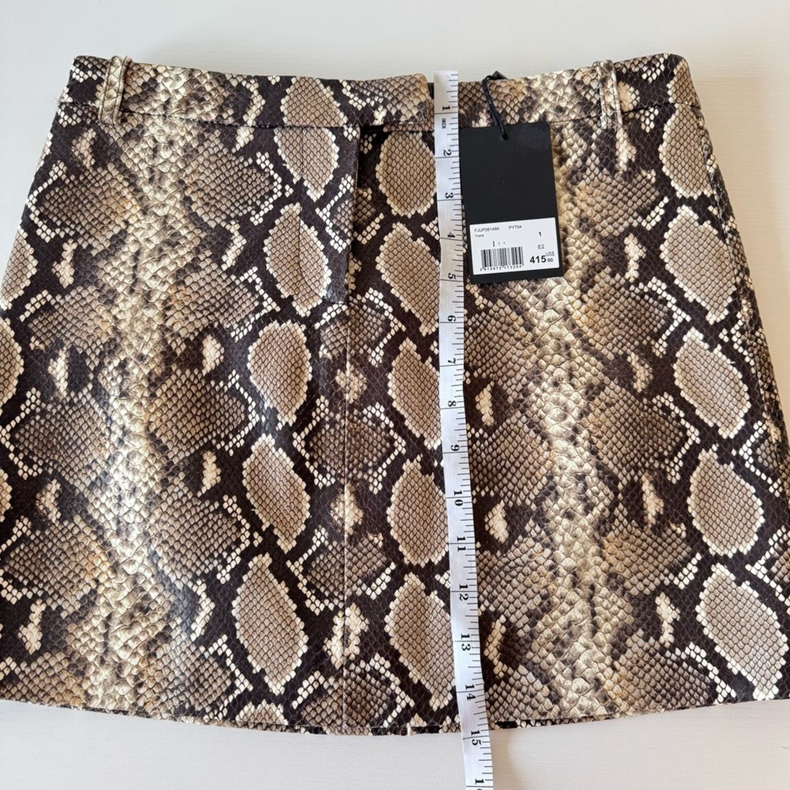 The Kooples New! The Kooples Python Mini Skirt, Size 1 (US S) Size 26" / US 2 / IT 38 - 5 Thumbnail
