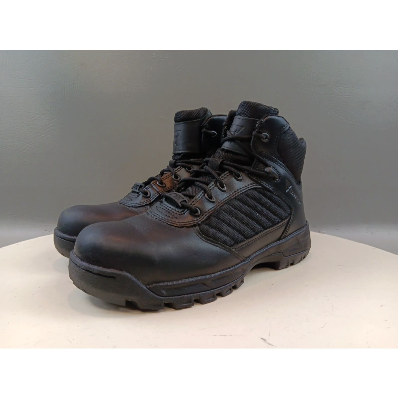Vintage Bates Sport 2 Boots Unisex EW Black Safety Toe Zipper Leather EW Full-grain Leather Side Zip 7.5M/9W US 7.5M 9W US 7.5M 9W Size US 7 / EU 40 - 4 Thumbnail