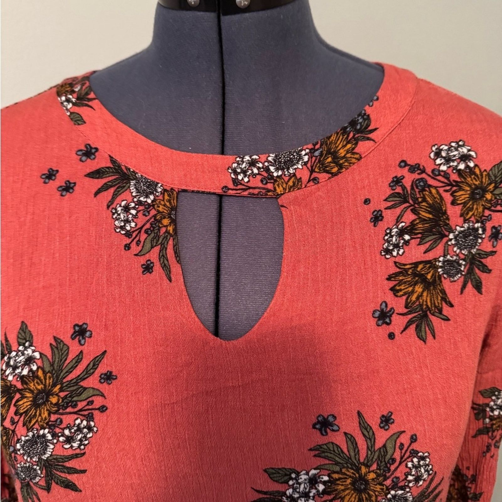 Other JODIFL Asymmetrical reddish Orange Cut Out Dress Sz M Size M / US 6-8 / IT 42-44 - 4 Thumbnail