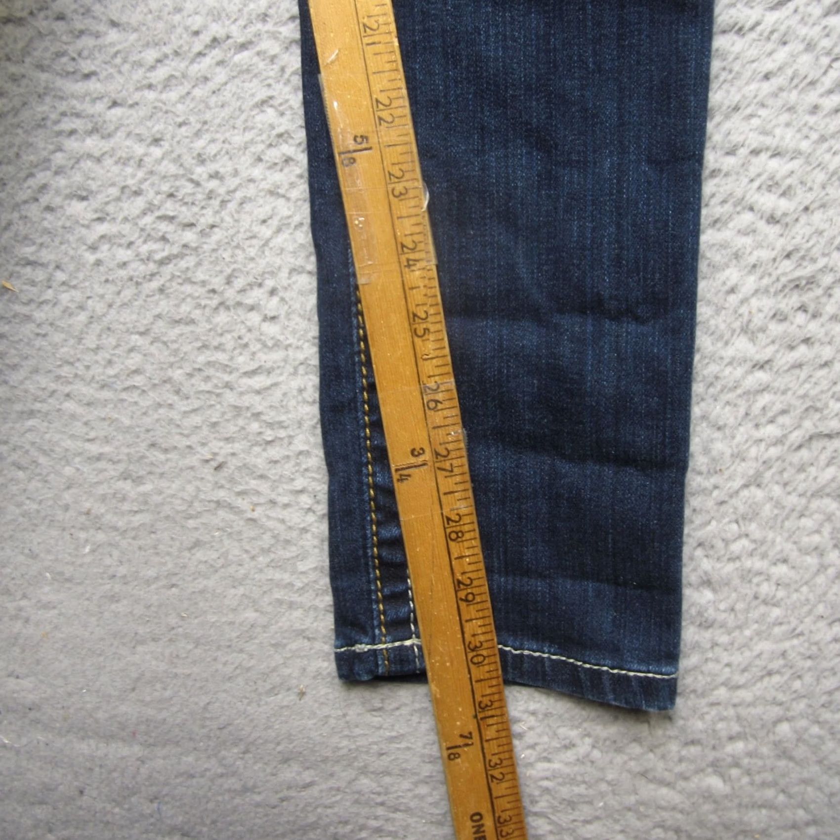 Ariat Ariat Pendleton Jeans Women 26 Blue Aztec Trouser Rodeo Western Thick Stitch Size 26" / US 2 / IT 38 - 6 Thumbnail