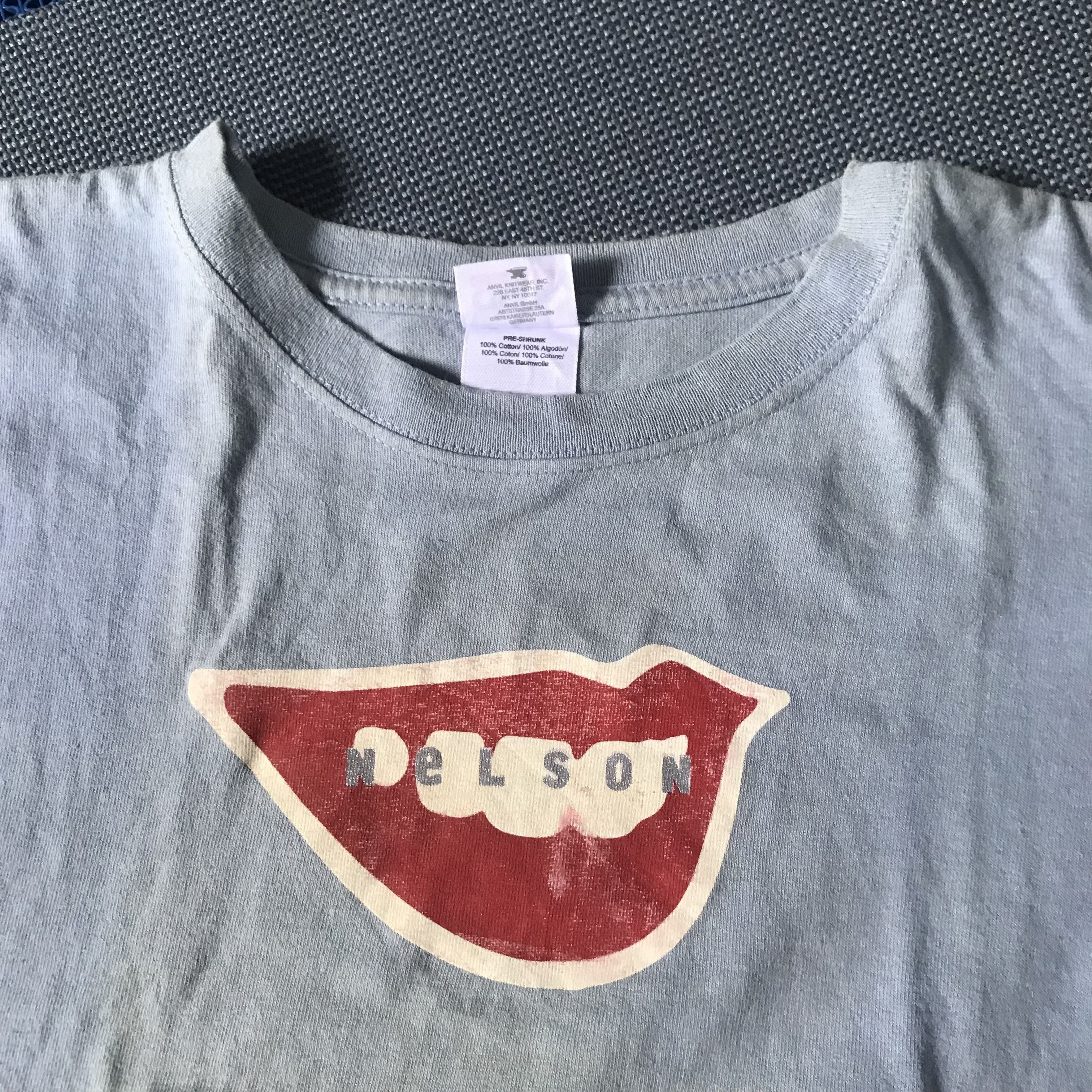 Band Tees Vintage anvil Red Line Tag Tee Nelson George nelson Size US M / EU 48-50 / 2 - 2 Thumbnail